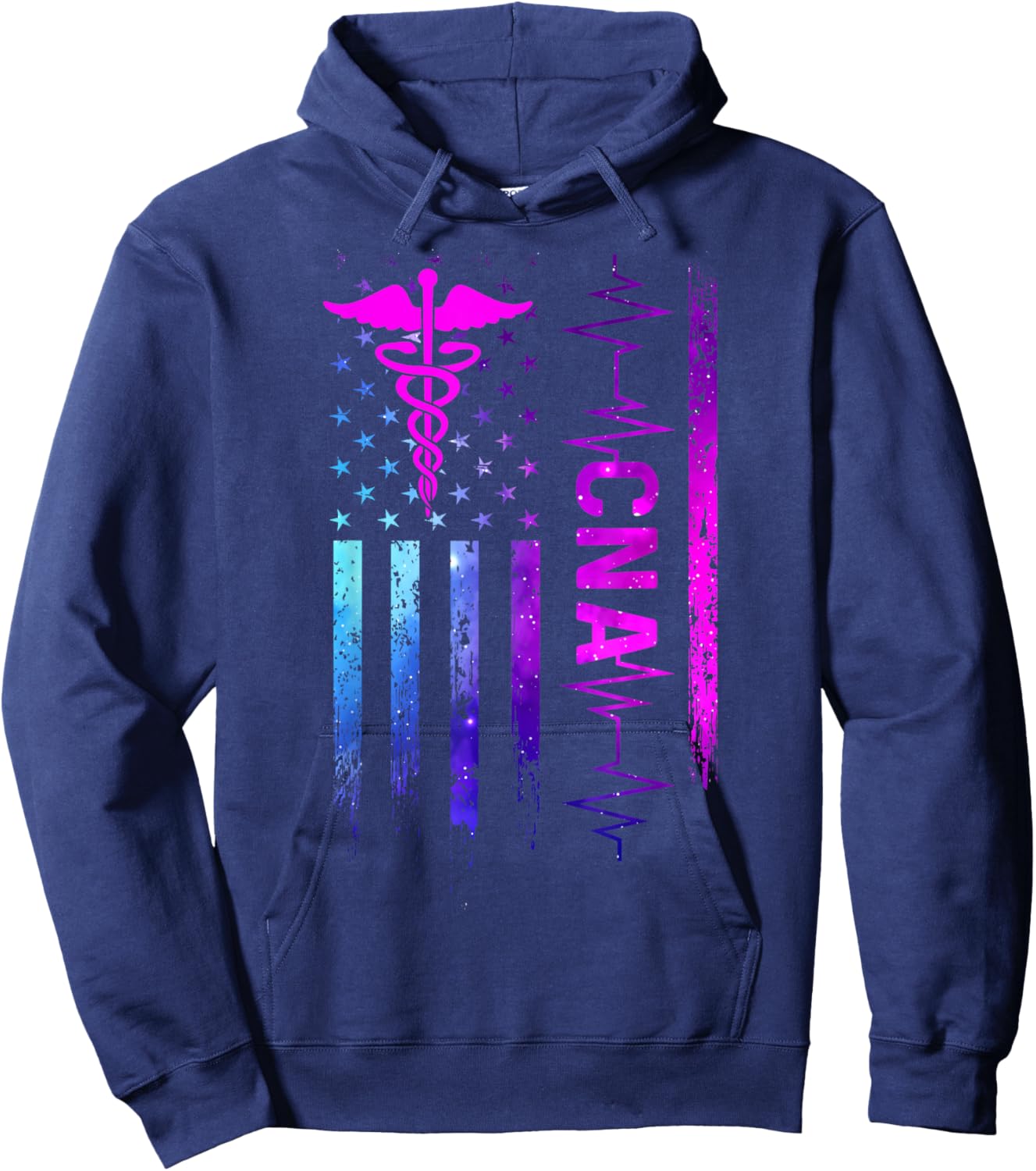CNA Job Certified Nursing Assistant Hoodie - Hoodie | Navy