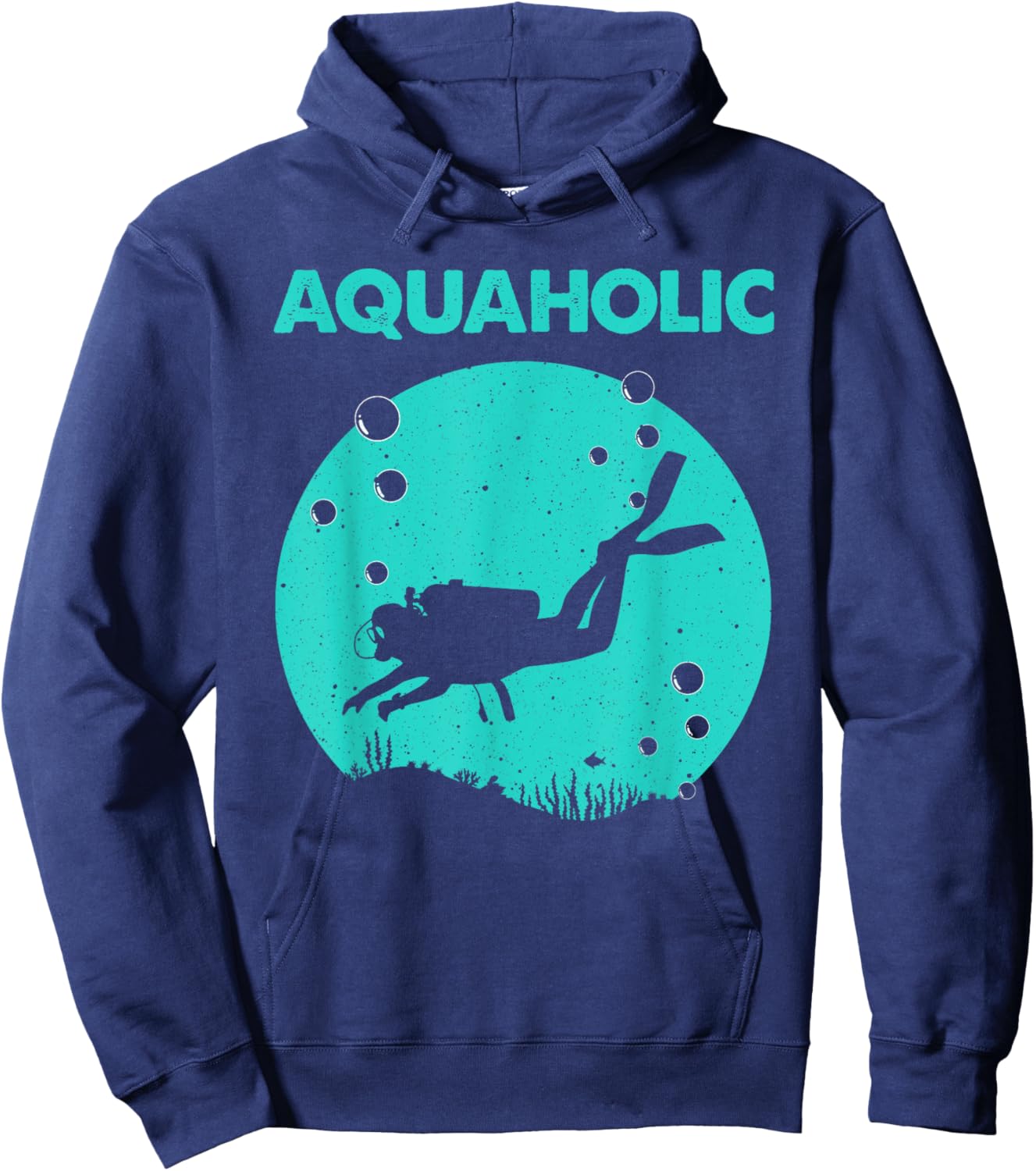 Cool Scuba Diving Themed Design Women Scuba Dive Hoodie - Hoodie | Navy
