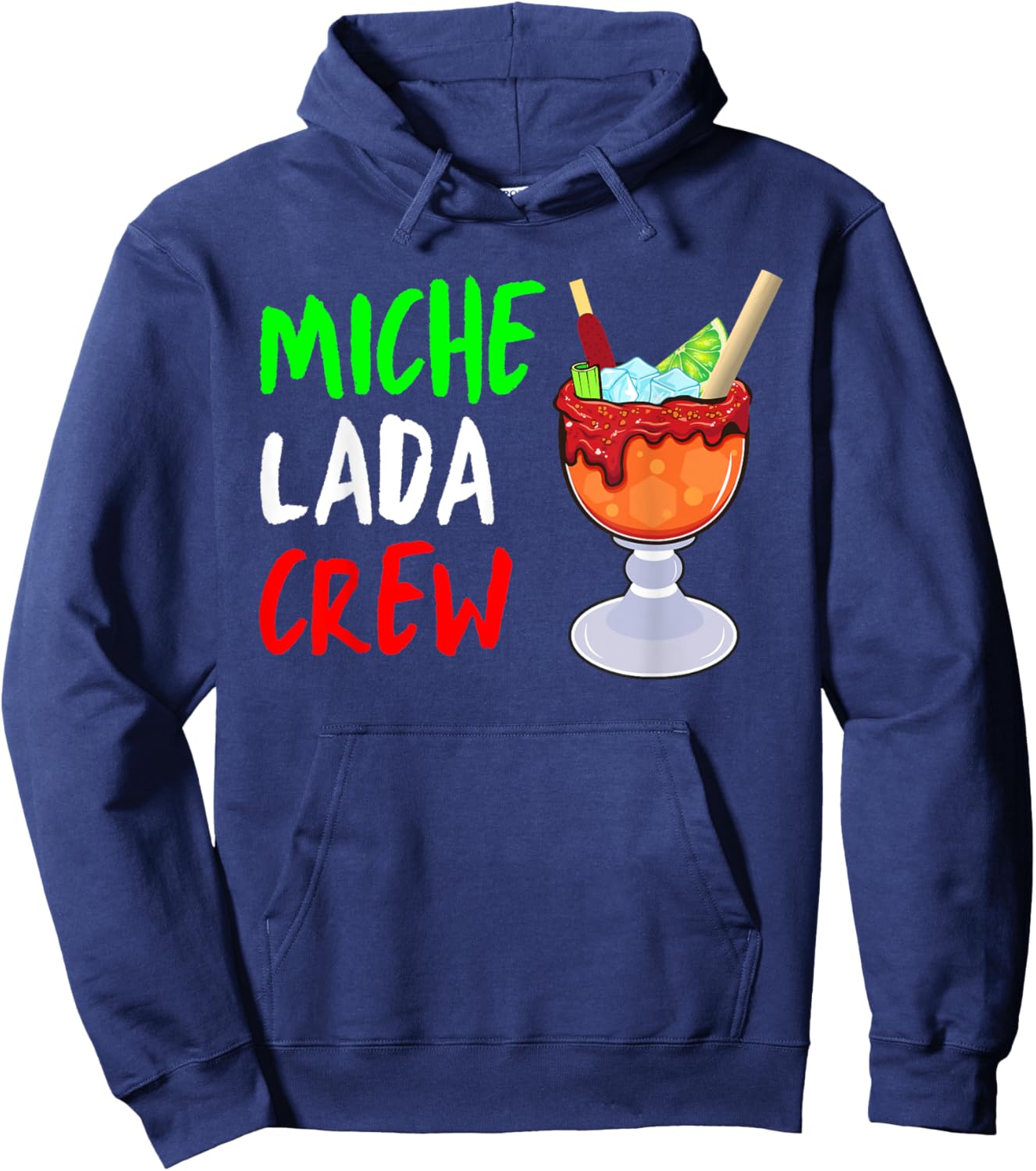 Michelada Crew Funny Michelada Cinco De Mayo Drinking Hoodie - Hoodie | Navy