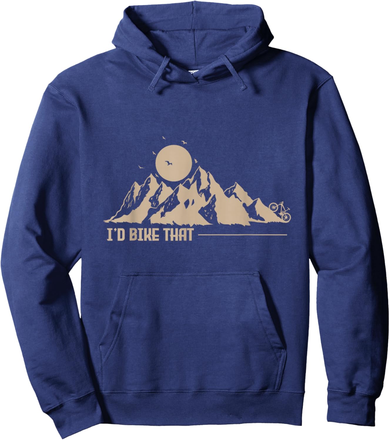 I'd Bike That Cycling Hoodie - Hoodie | Navy