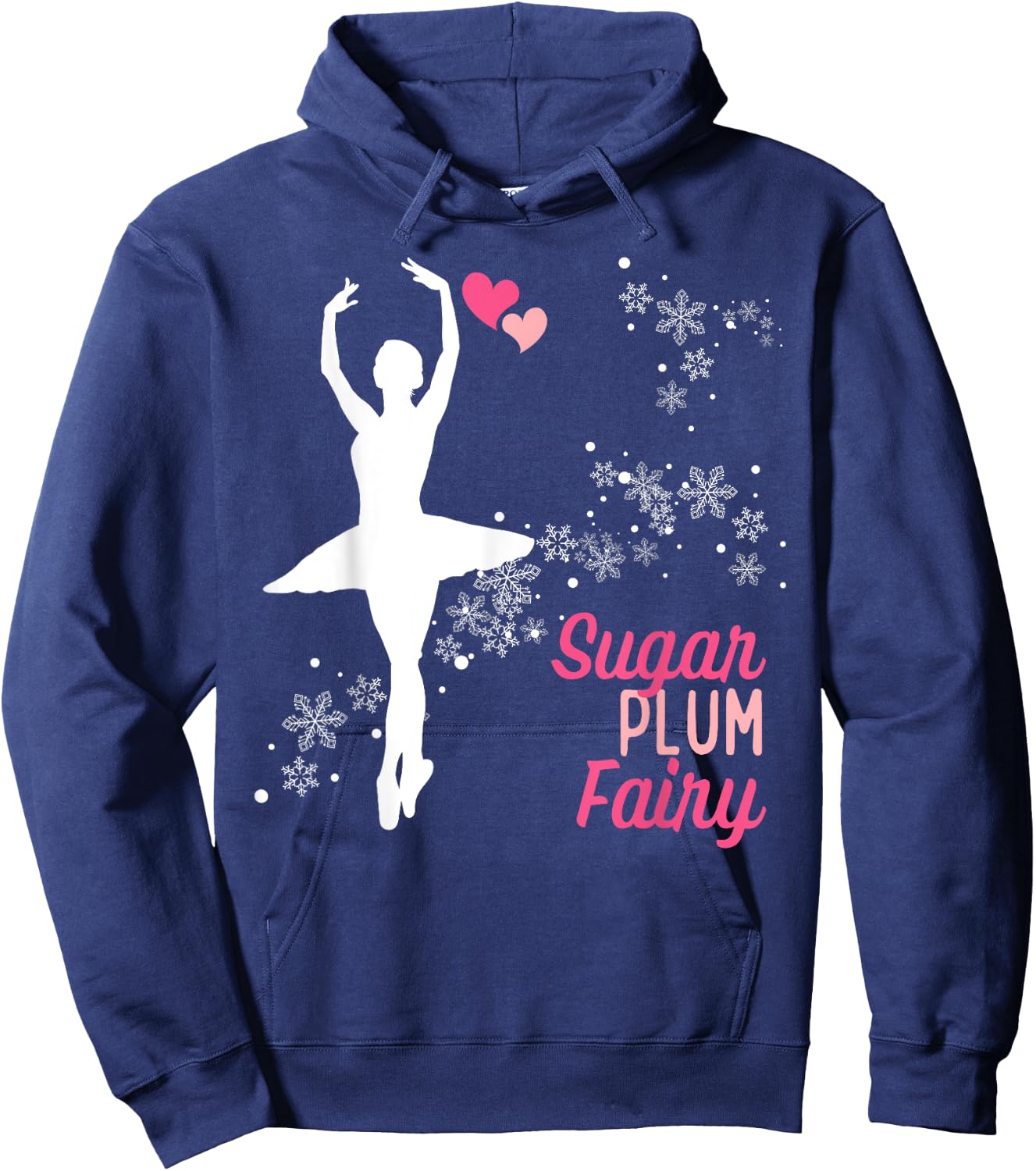 Sugar Plum Fairy, Nutcracker Ballet Dance Hoodie - Hoodie | Navy