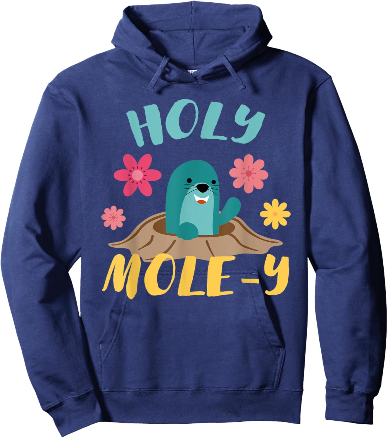 Cute mole biologist animal lover chemistry saying Hoodie - Hoodie | Navy
