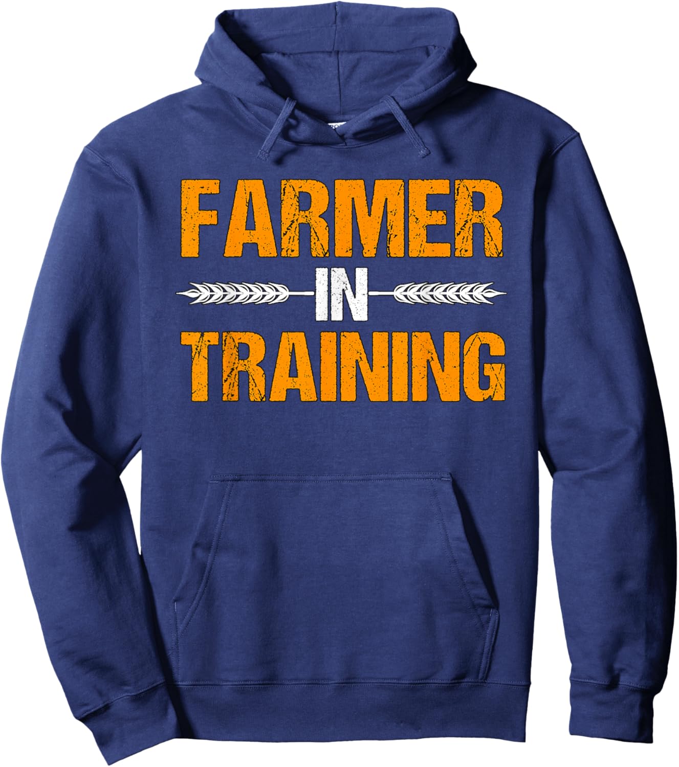Funny Farmer In Training Apparel Farm Farming Hoodie - Hoodie | Navy