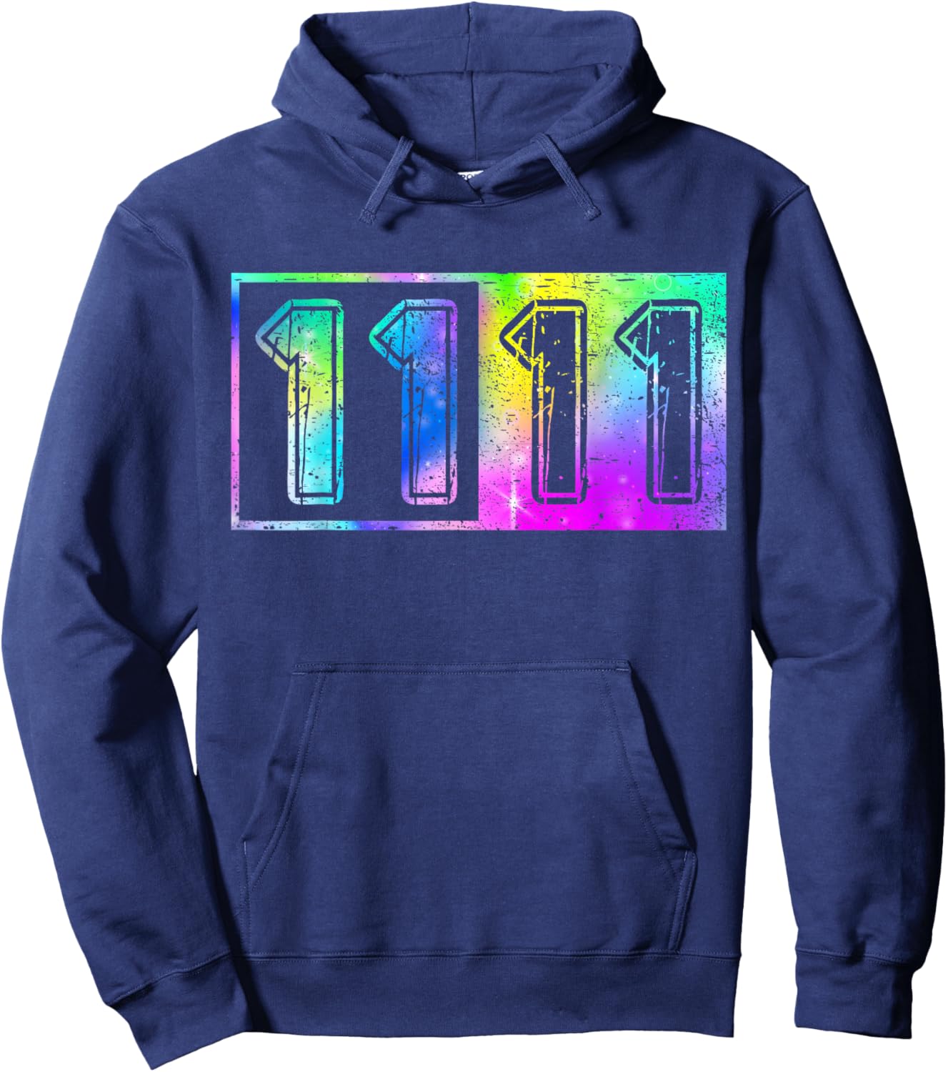 1111 Number Synchronicity Spiritual Awakening manifestation Hoodie - Hoodie | Navy