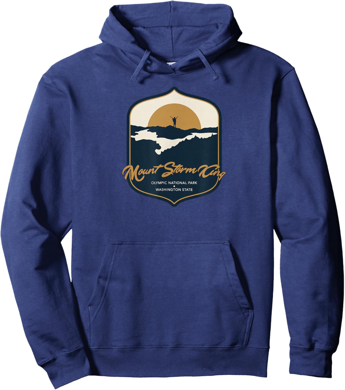 Mount Storm King - Washington State Hoodie - Hoodie | Navy
