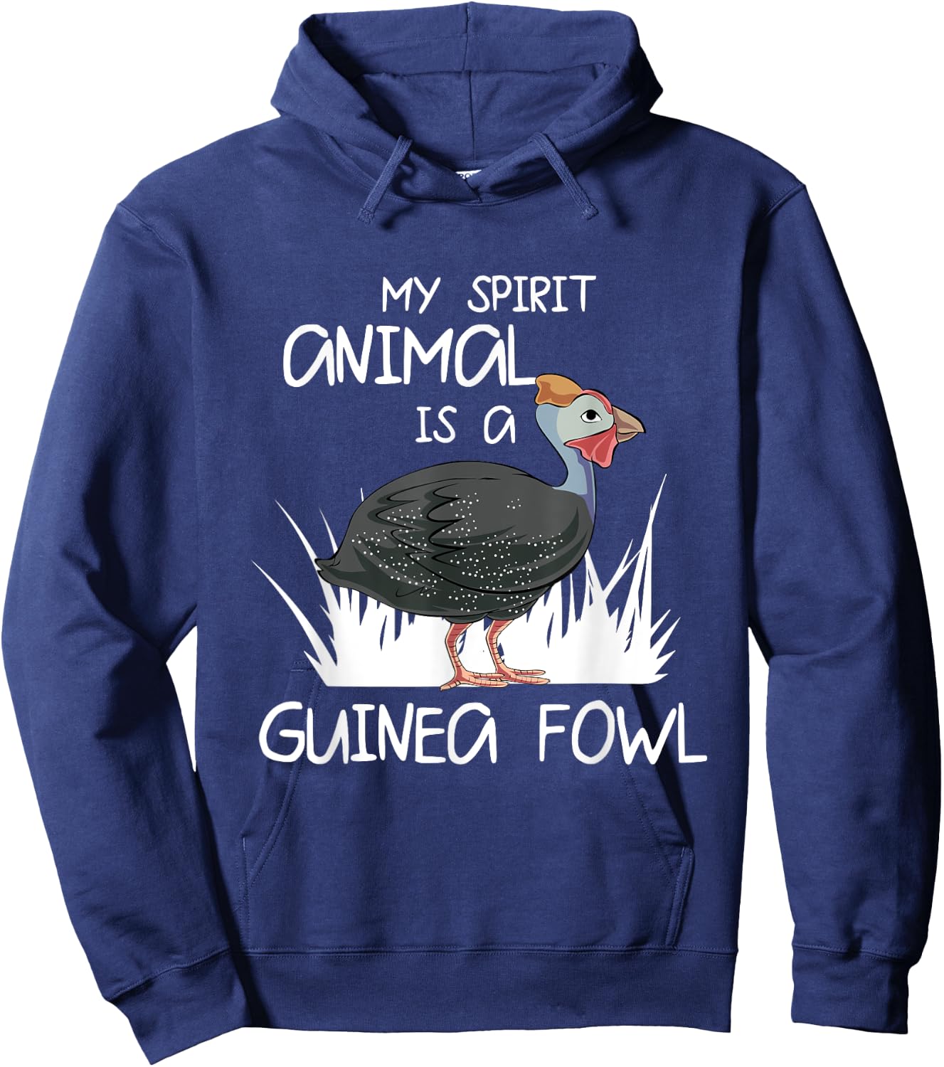 My Spirit Animal Is A Guinea Fowl Hoodie - Hoodie | Navy