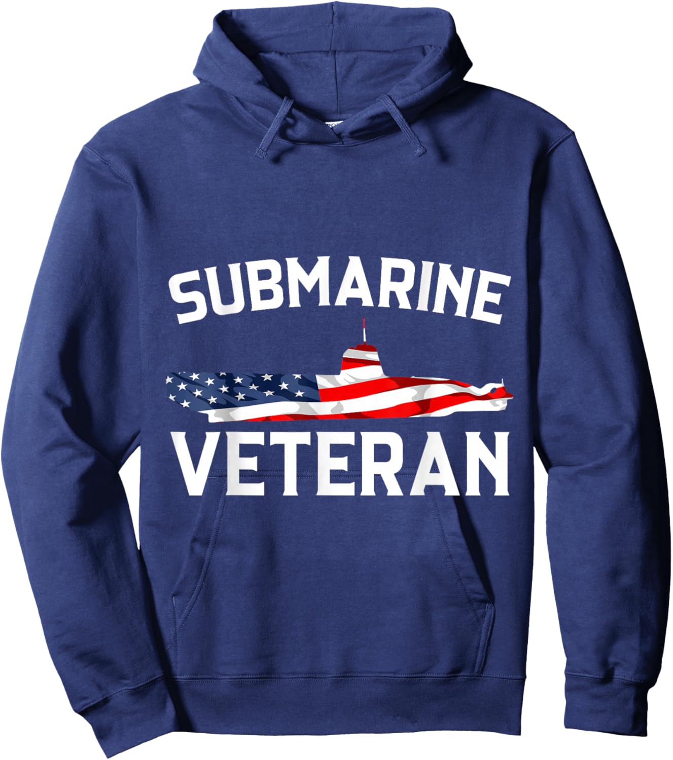 Submarine Veteran USA Flag Nautical Submariner Underwater Hoodie - Hoodie | Navy