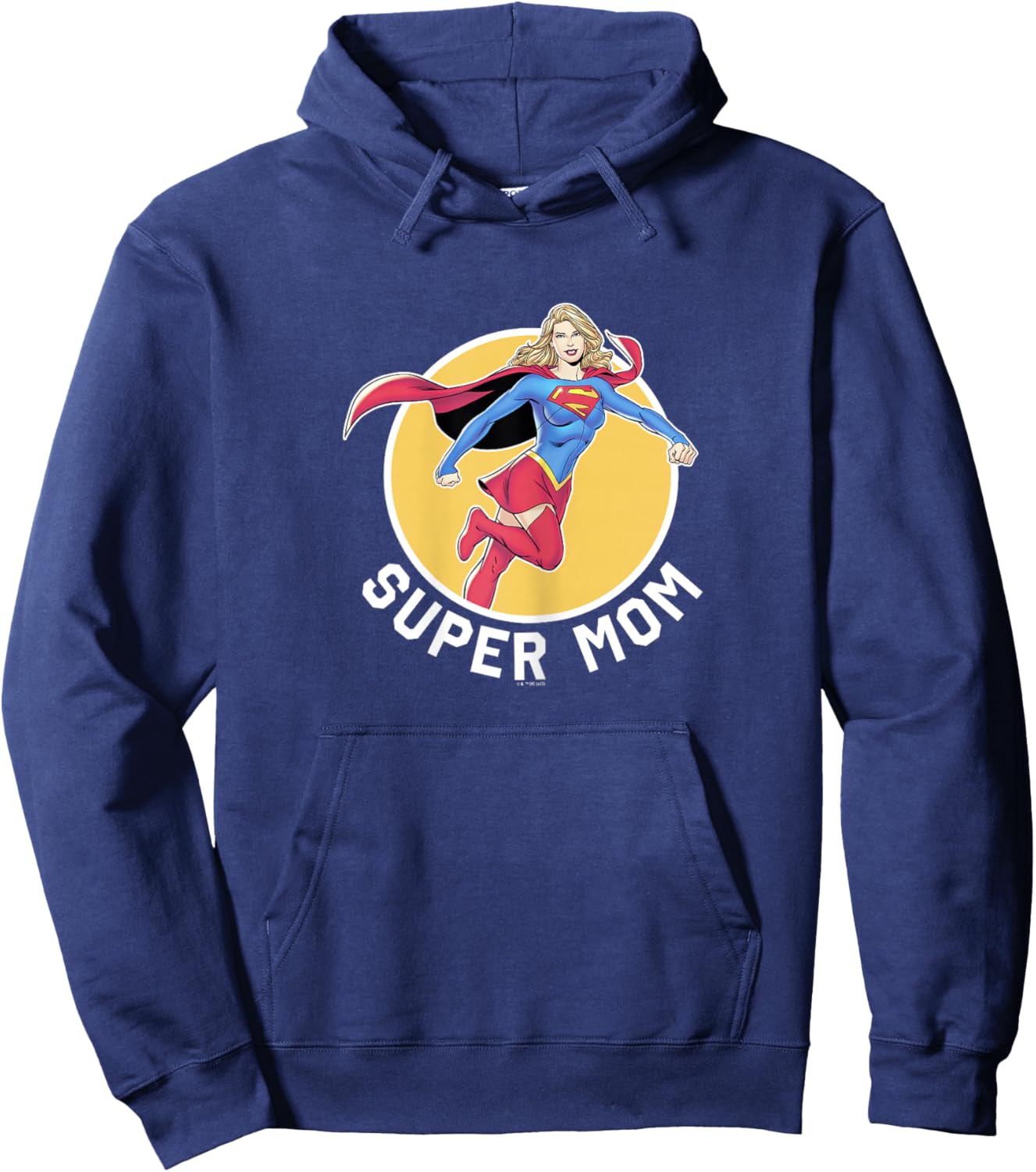 DC Comics Superman Mother's Day Super Mom Poster Hoodie - Hoodie | Navy
