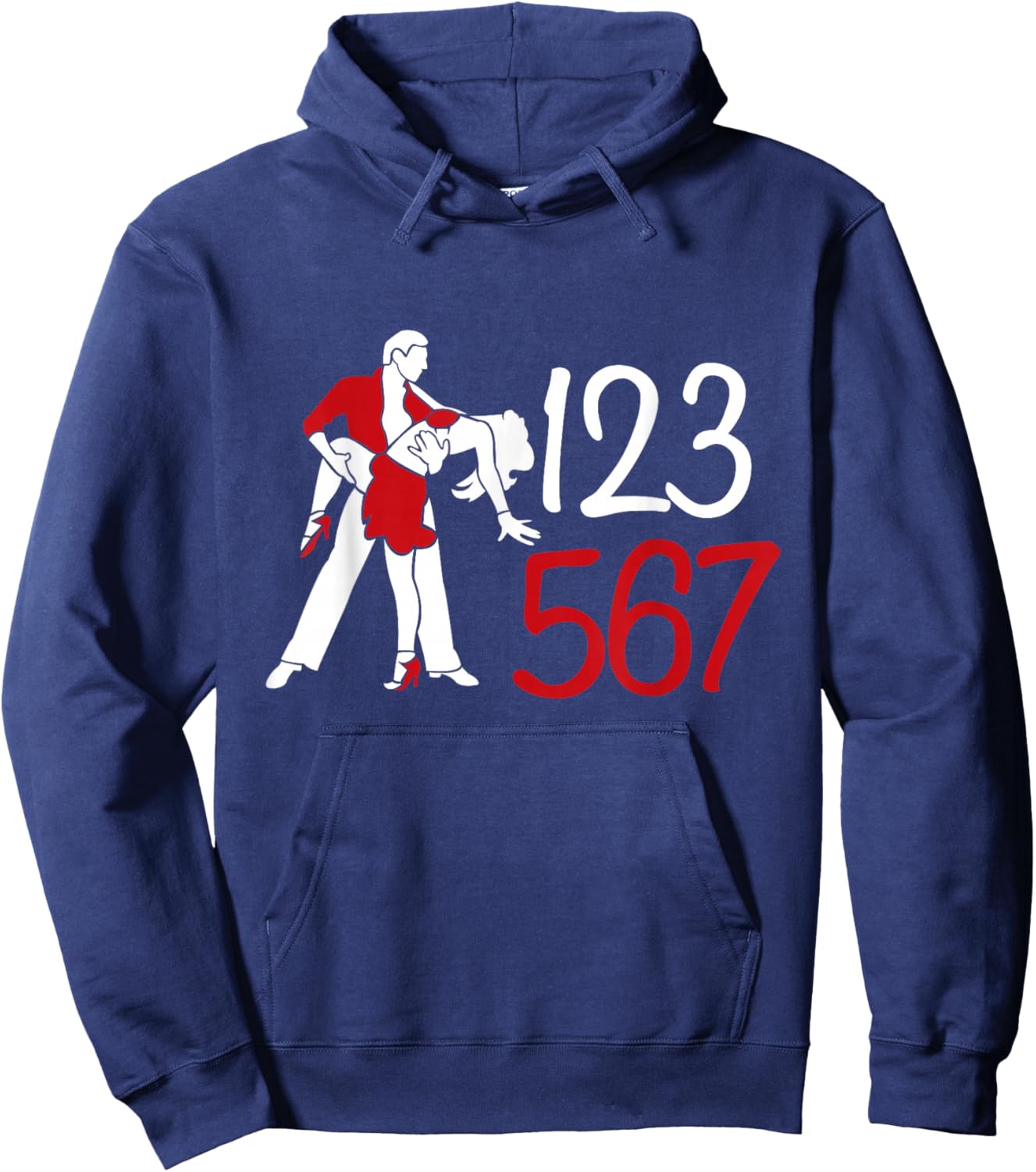 123 567 Salsa Latin Salsa Dance Hoodie - Hoodie | Navy