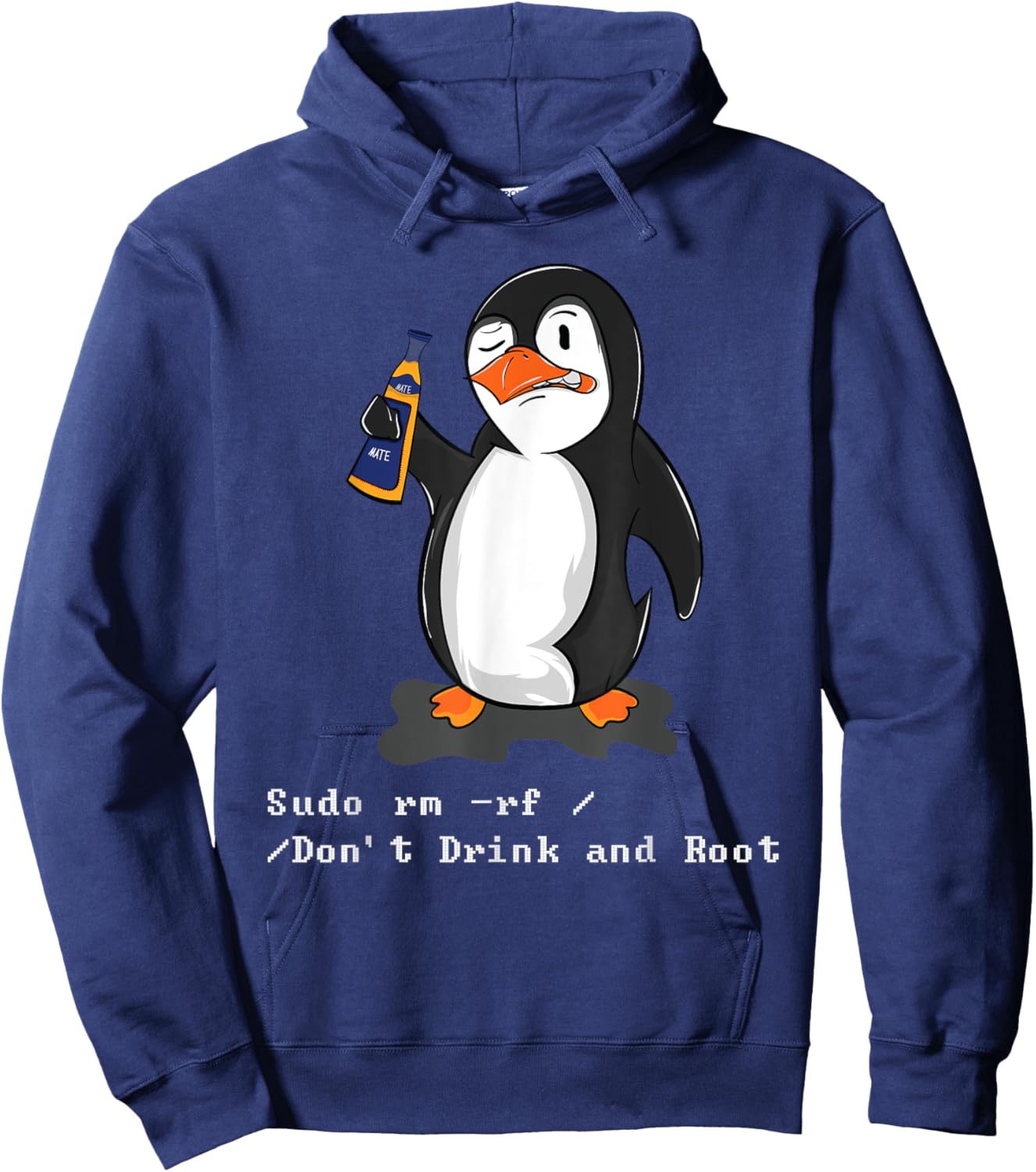 Sudo Rm -Rf Admin Linux Command Sysadmin Developer Hoodie - Hoodie | Navy