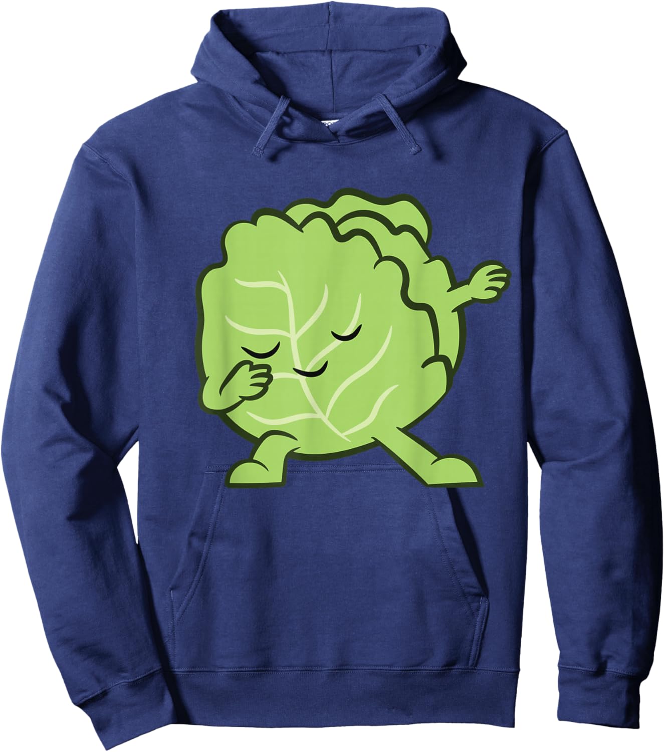 Cabbage Dabbing Cabbage Love Cabbage Hoodie - Hoodie | Navy