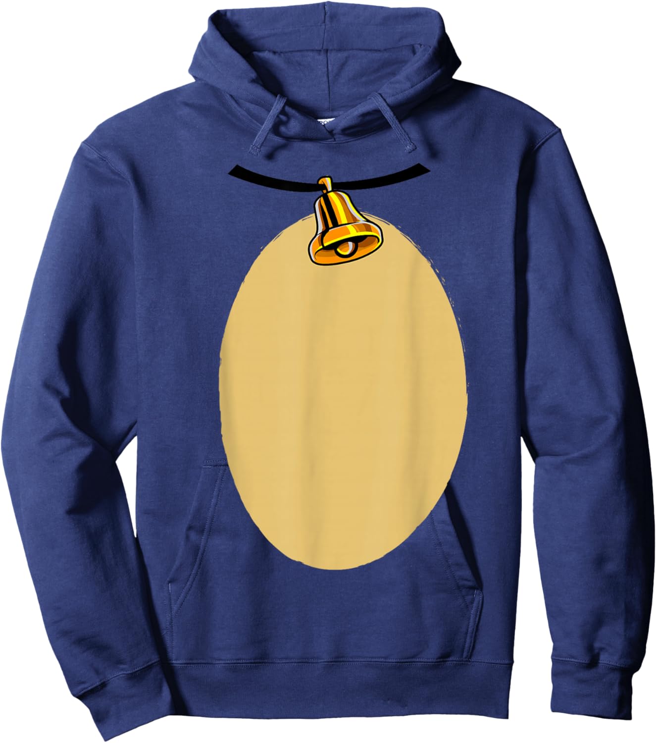 Reindeer Belly Costume Christmas Deer DIY Women Men Kids Hoodie - Hoodie | Navy