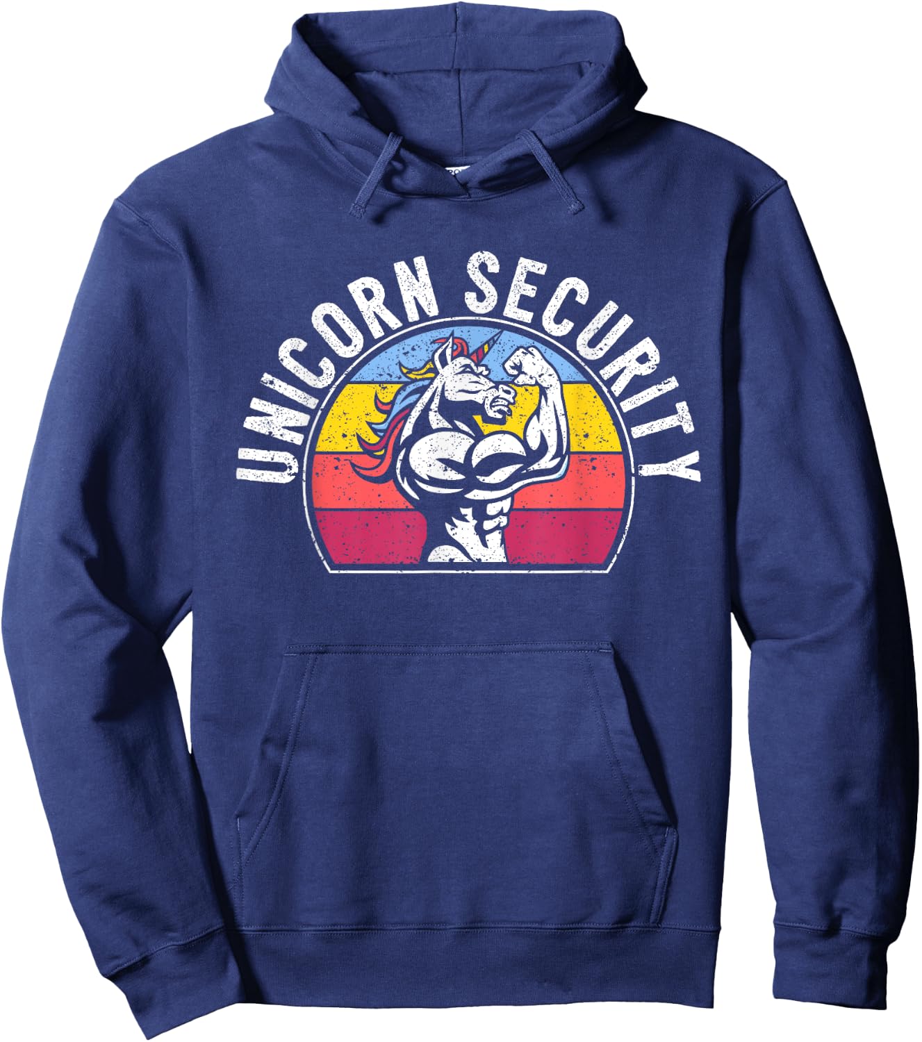 Unicorn Security Funny Costume Police Safety Guard Unicorns Hoodie - Hoodie | Navy