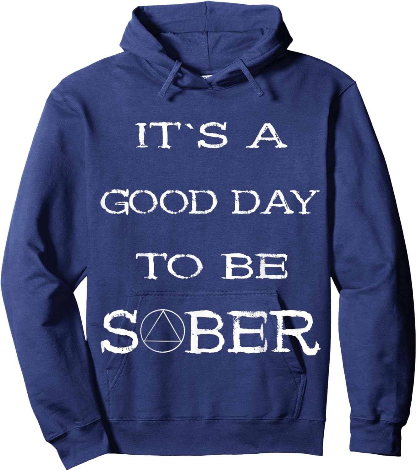 Sobriety Alcoholic Abstinence Good Day To Be Sober Recover Hoodie - Hoodie | Navy