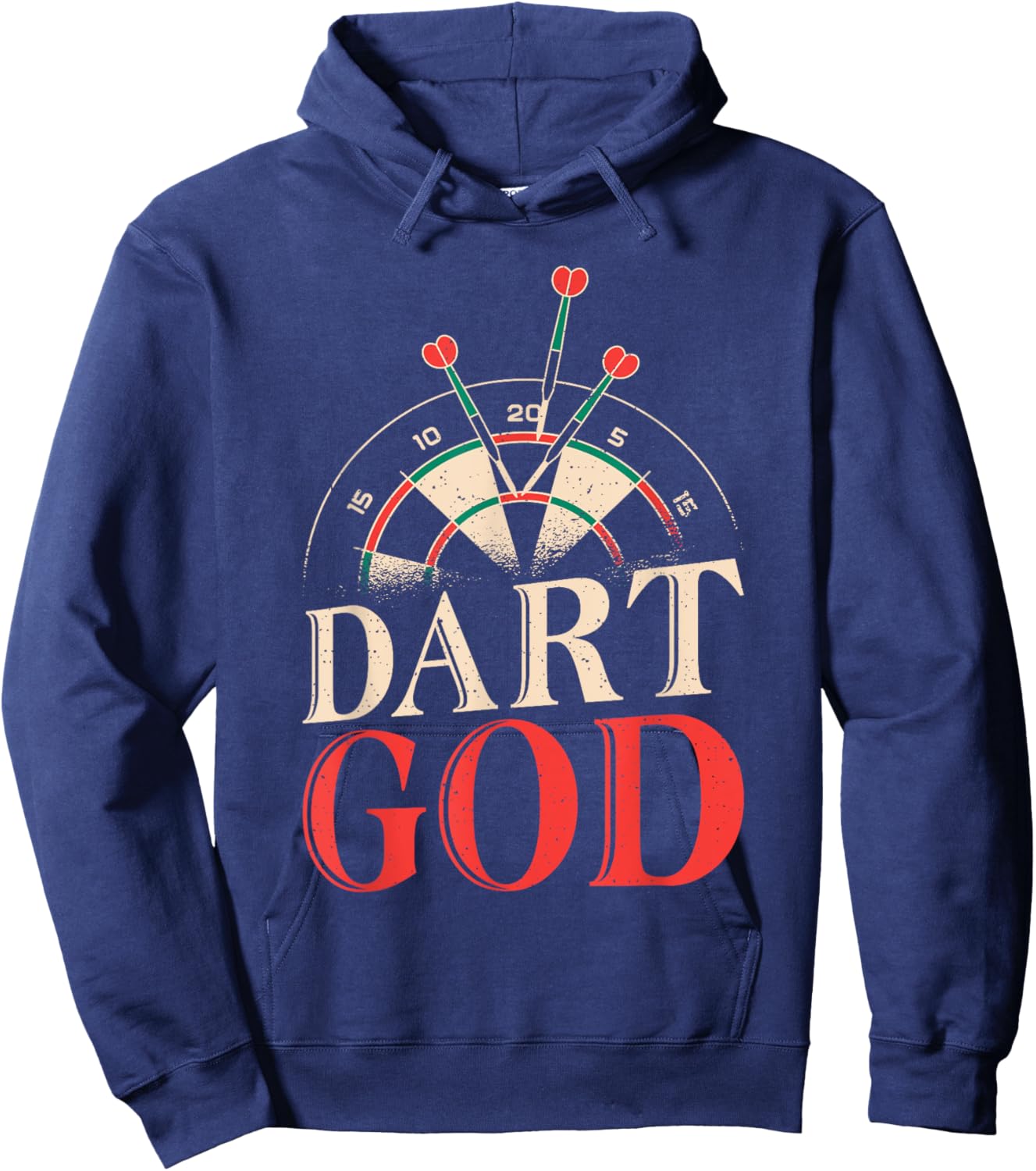 Dart God Pub Dart Player Hoodie - Hoodie | Navy