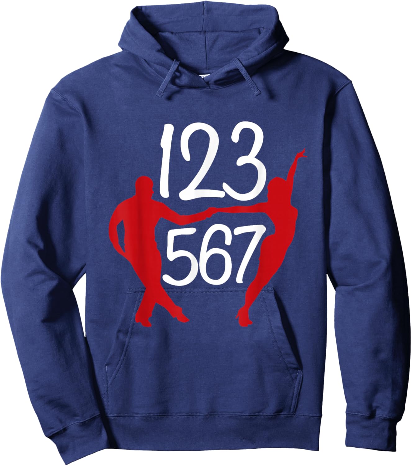 123 567 Salsa Lover Latin Salsa Dance Hoodie - Hoodie | Navy