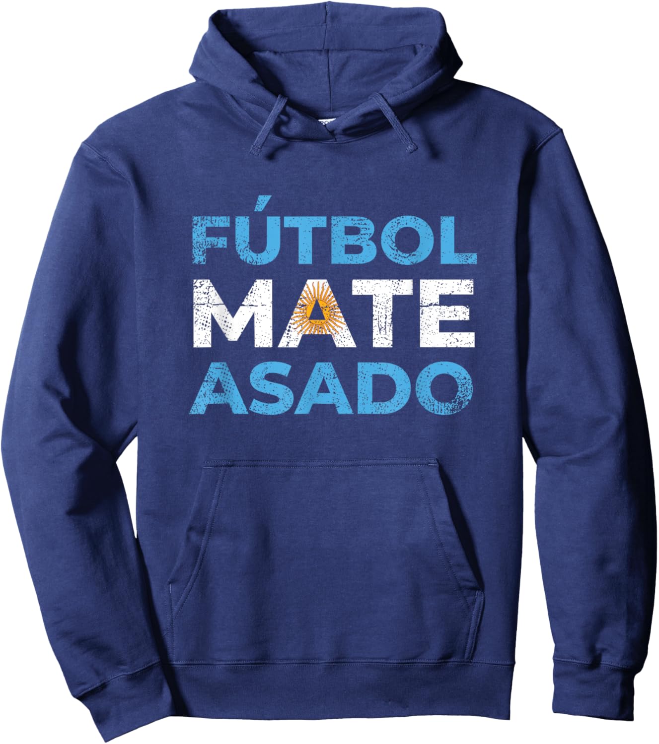 Argentina Futbol Mate Asado Latin America Hispanic Heritage Hoodie - Hoodie | Navy