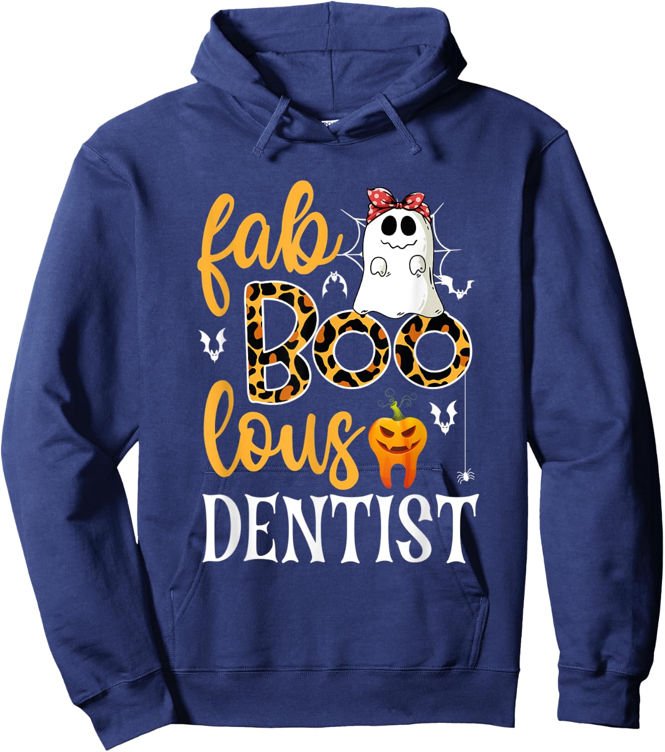 Halloween Dentist – The Boo Crew Dental Tech Scary Halloween Hoodie - Hoodie | Navy