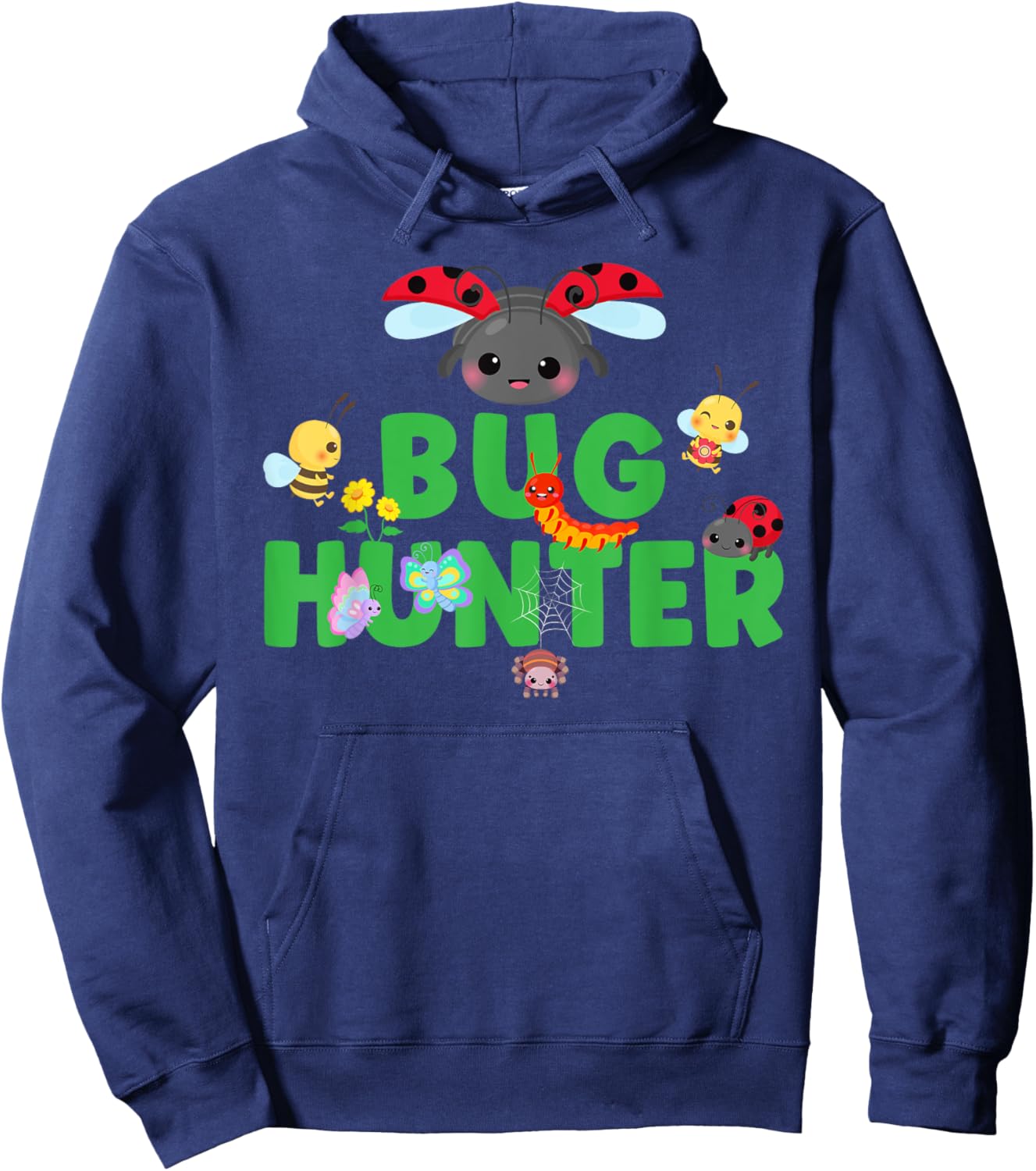 Bug Hunter Insect Lover Cute Funny Entomologist Hoodie - Hoodie | Navy