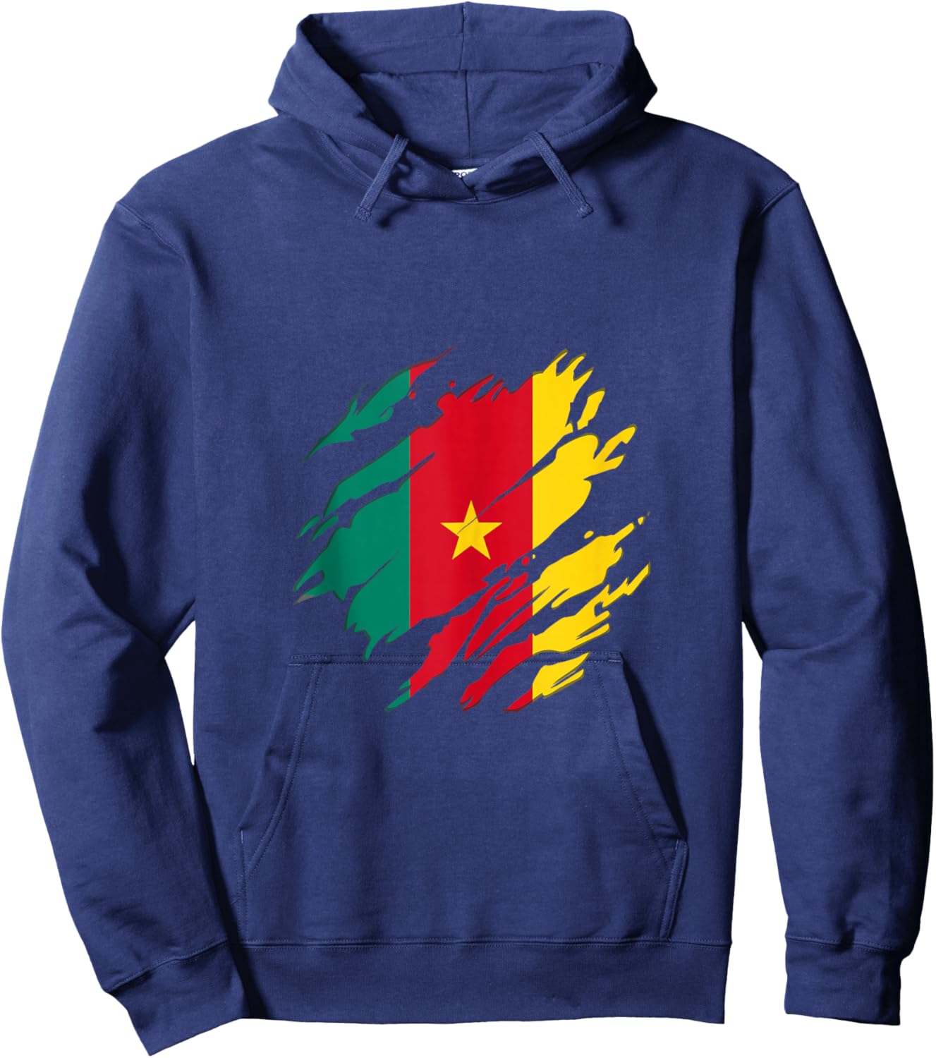 Cameroon Flag Africa Pride Cameroon Football Fan Jersey Hoodie - Hoodie | Navy