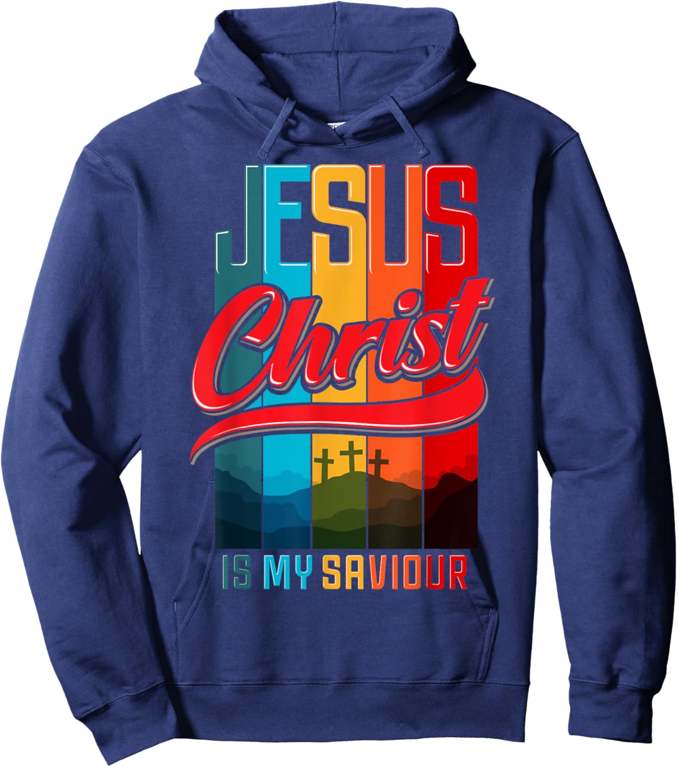 Jesus is my Savior King Christian Verse Women Hoodie - Hoodie | Navy