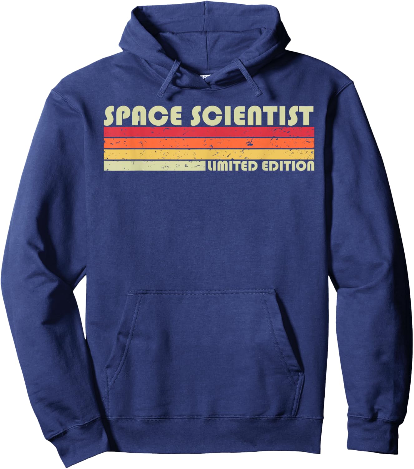 SPACE SCIENTIST Funny Job Title Profession Birthday Worker Hoodie - Hoodie | Navy