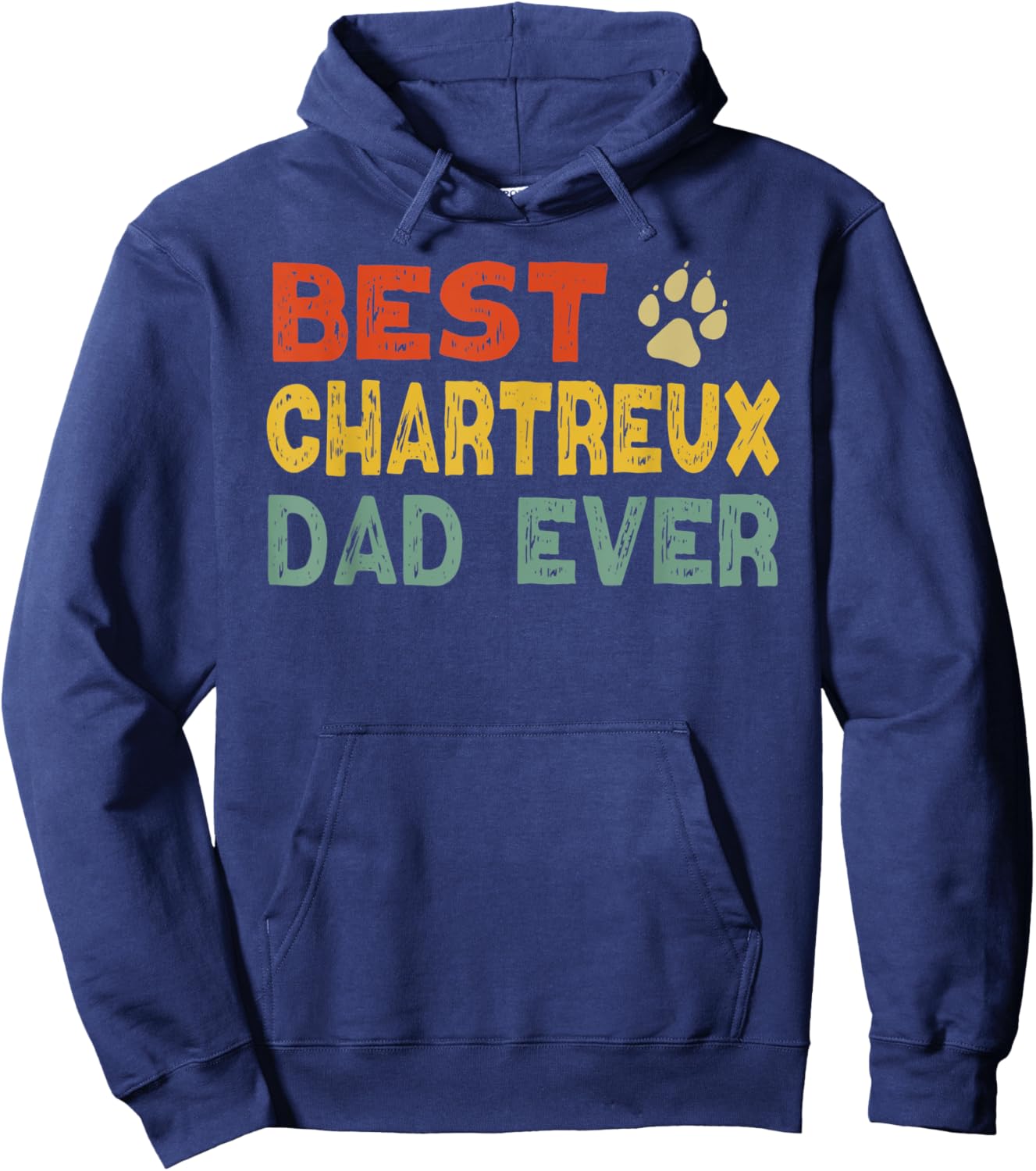 Chartreux Cat Dad Owner Breeder Lover Kitten Hoodie - Hoodie | Navy