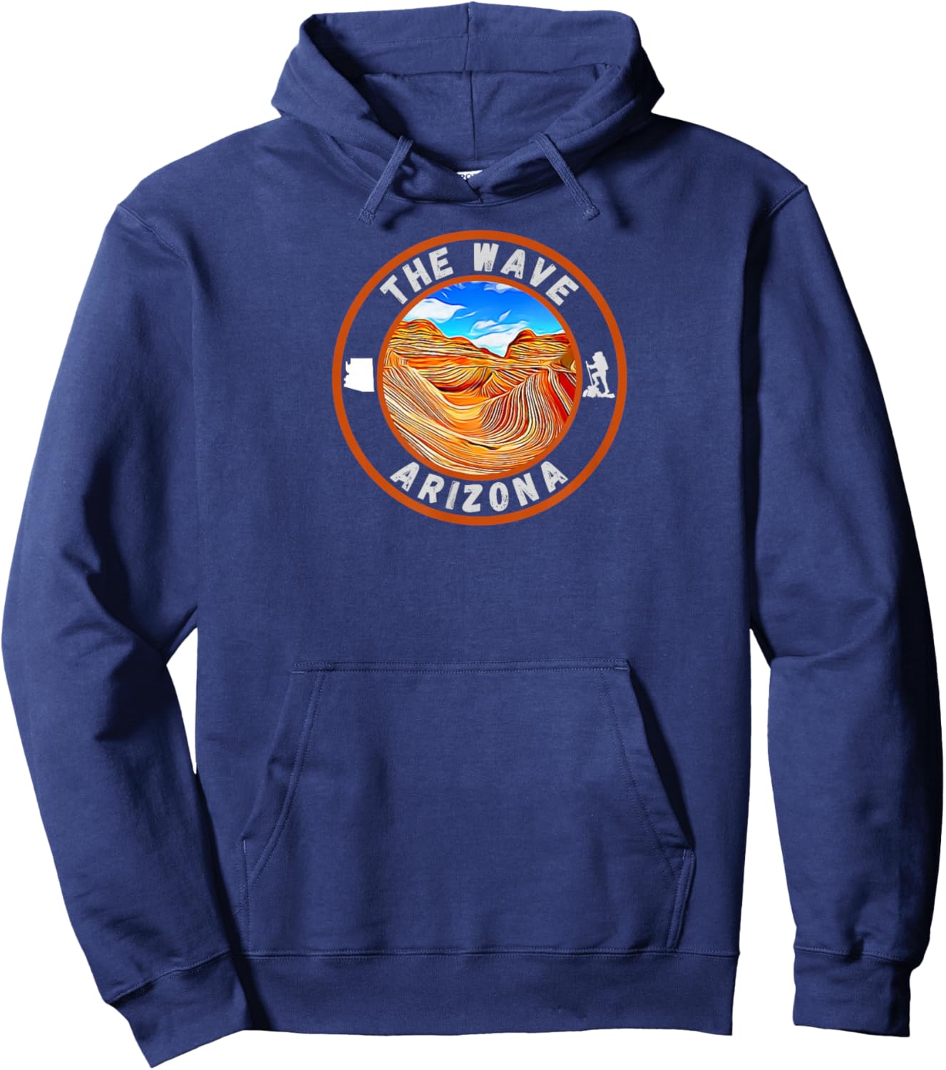 The Wave Arizona Sandstone Hike Hoodie - Hoodie | Navy