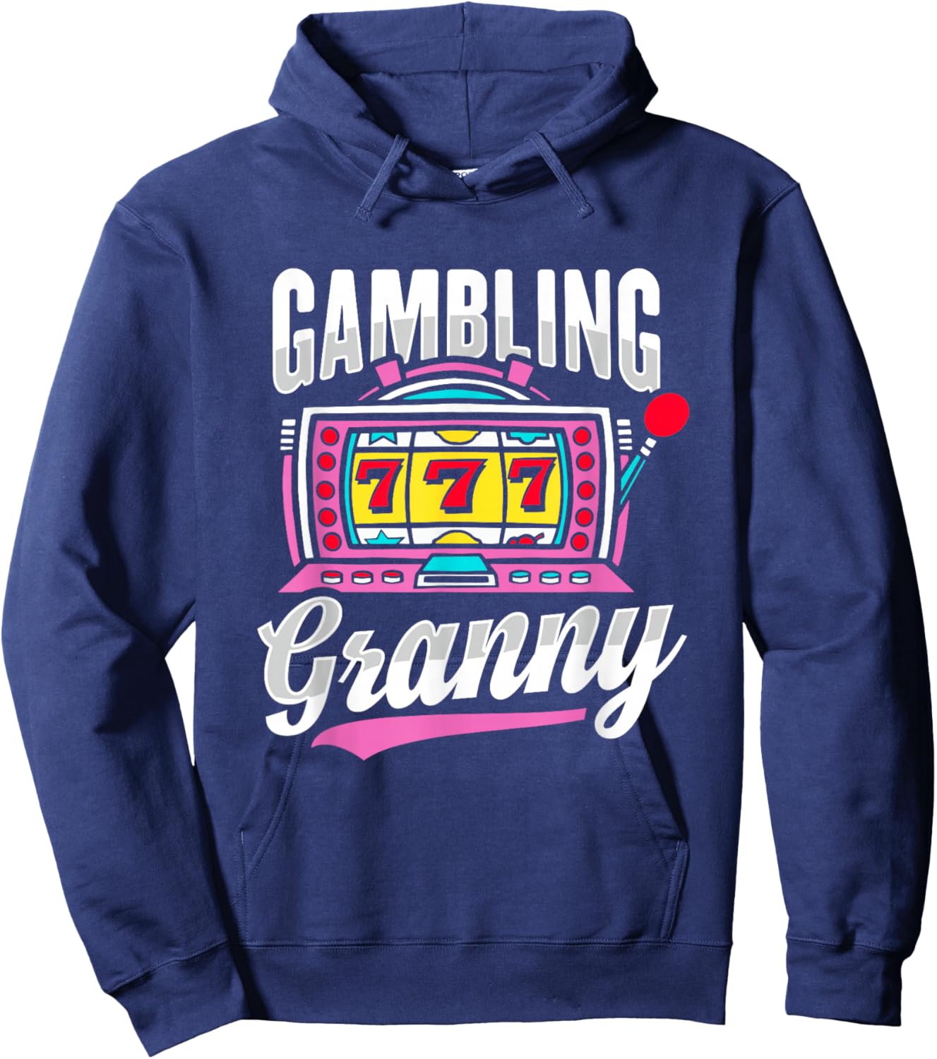 Gambling Granny Design for Grandma Hoodie - Hoodie | Navy