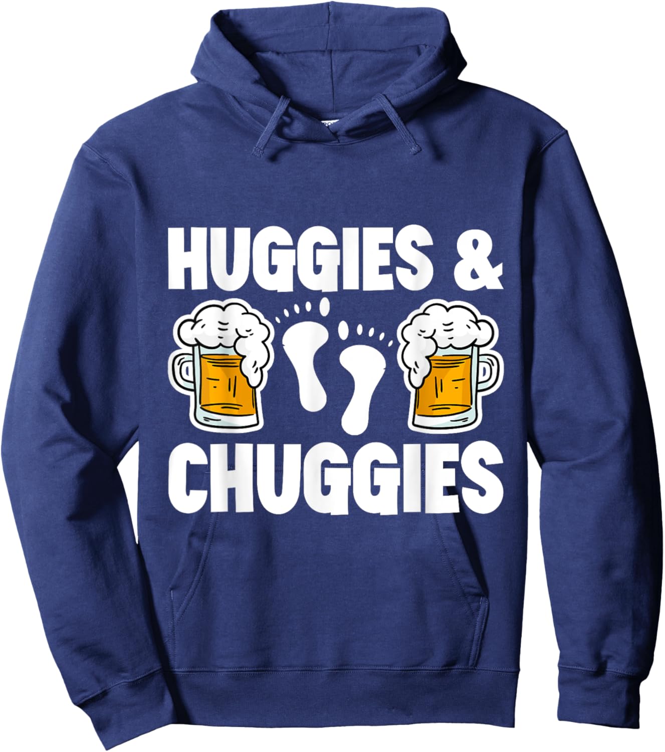 Huggies and Chuggies Hoodie - Hoodie | Navy