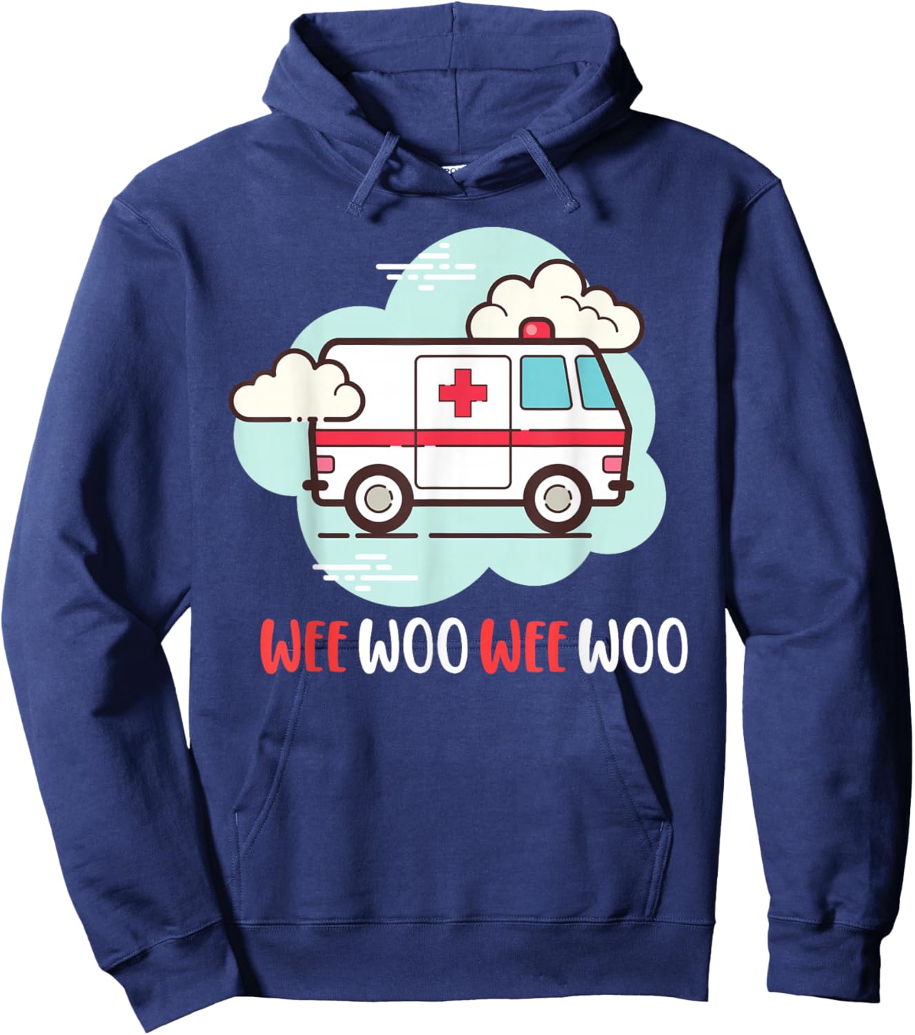 Cute ambulance for kids Hoodie - Hoodie | Navy