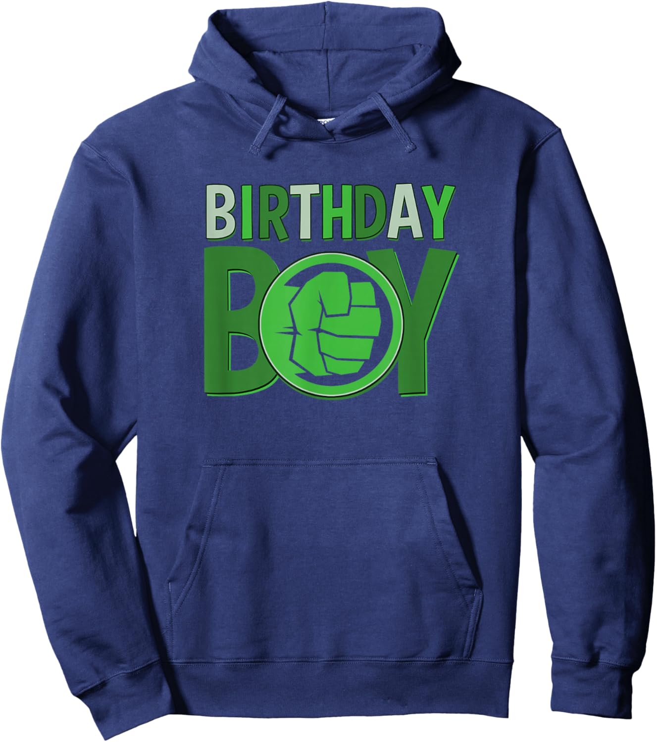 Marvel Avengers Incredible Hulk Birthday Boy Small Hoodie - Hoodie | Navy
