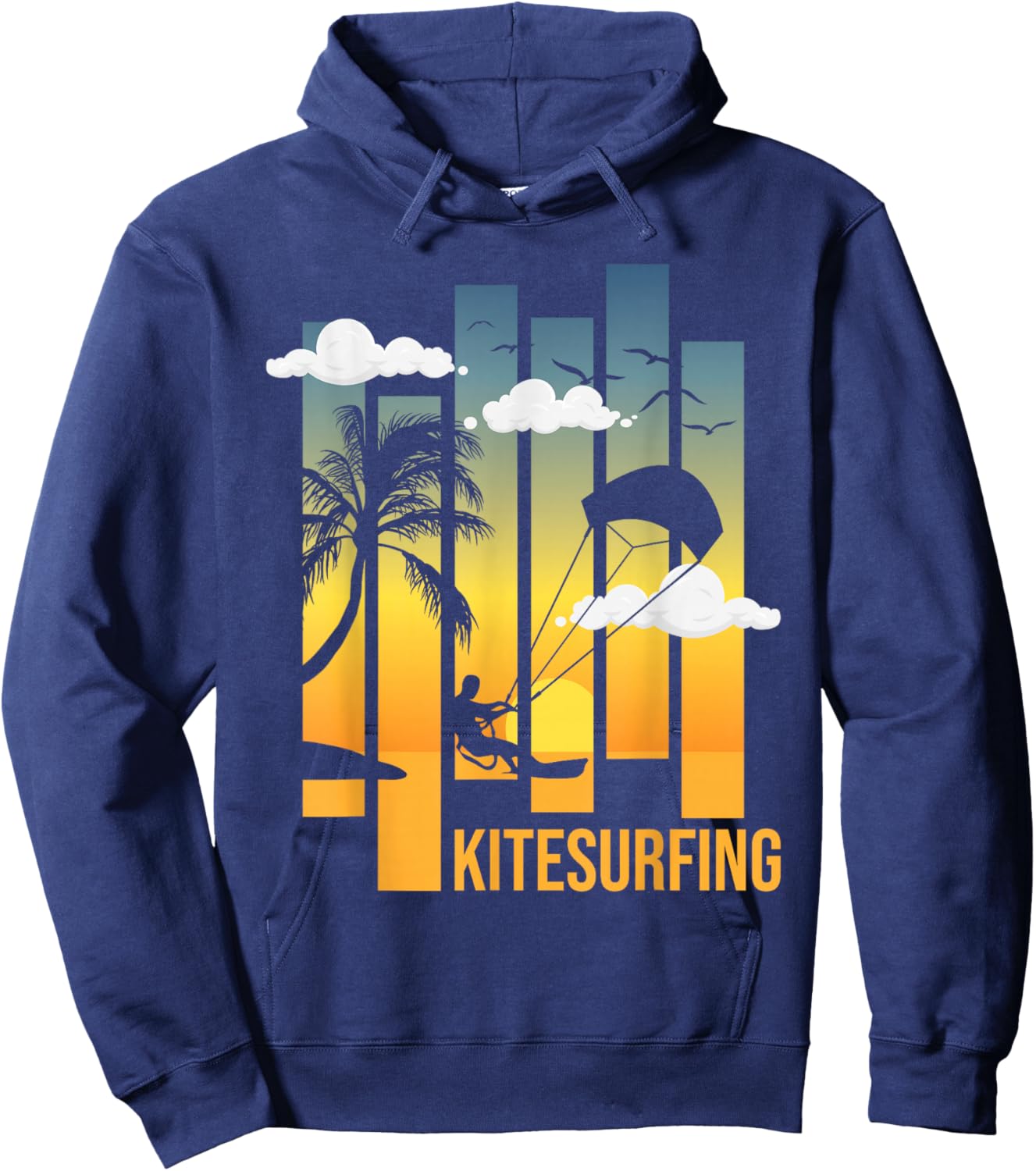 Kitesurfing - Kiteboarding Kiteboarder Kitesurfer Hoodie - Hoodie | Navy