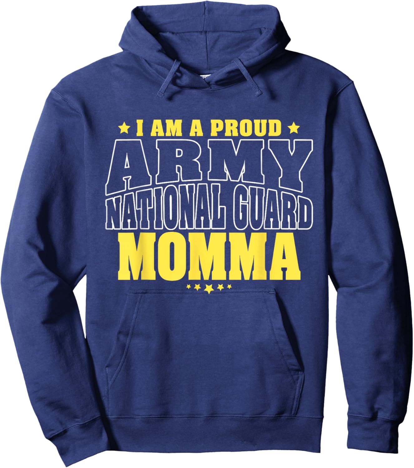 I Am A Proud Army National Guard Momma - Military Mother Mom Hoodie - Hoodie | Navy