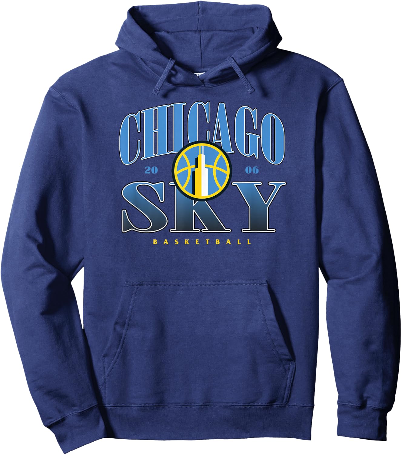 WNBA Chicago Sky Courtside Hoodie - Hoodie | Navy