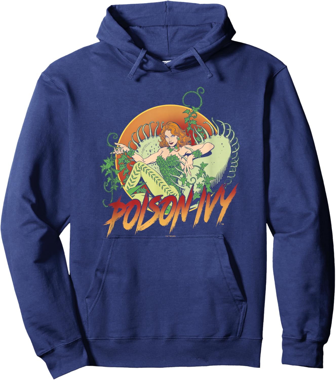 DC Comics Batman Poison Ivy Floral Poster Hoodie - Hoodie | Navy