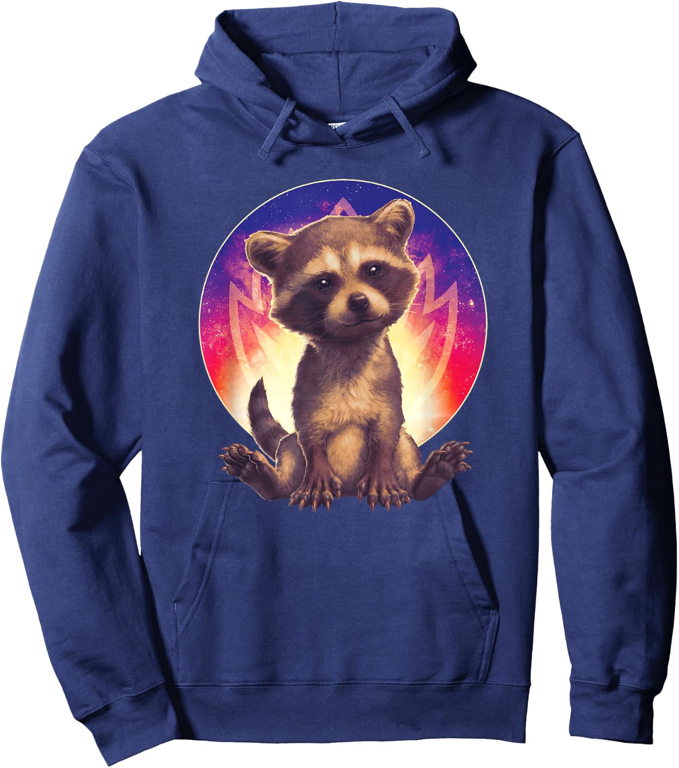 Marvel Guardians of The Galaxy Volume 3 Baby Rocket Raccoon Hoodie - Hoodie | Navy