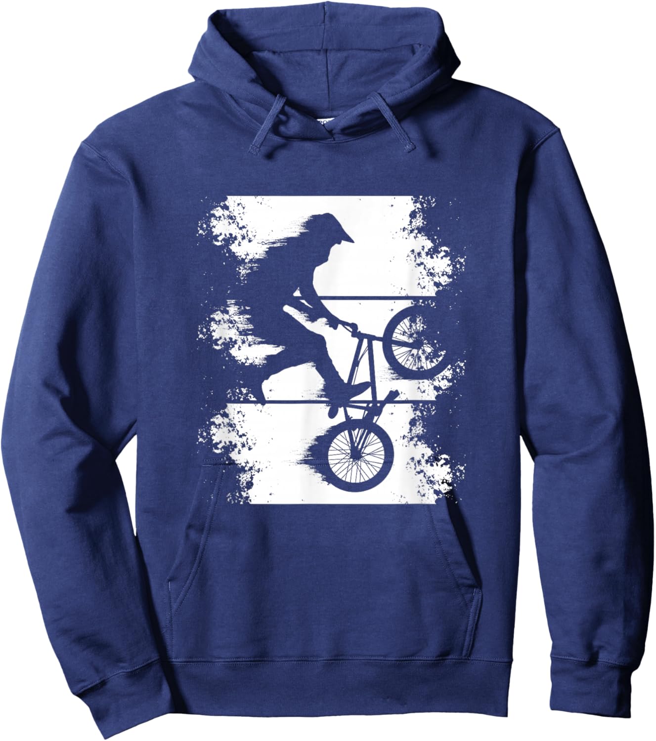 BMX Vintage Bike Fans Gift Boys Youth Bike BMX Hoodie - Hoodie | Navy