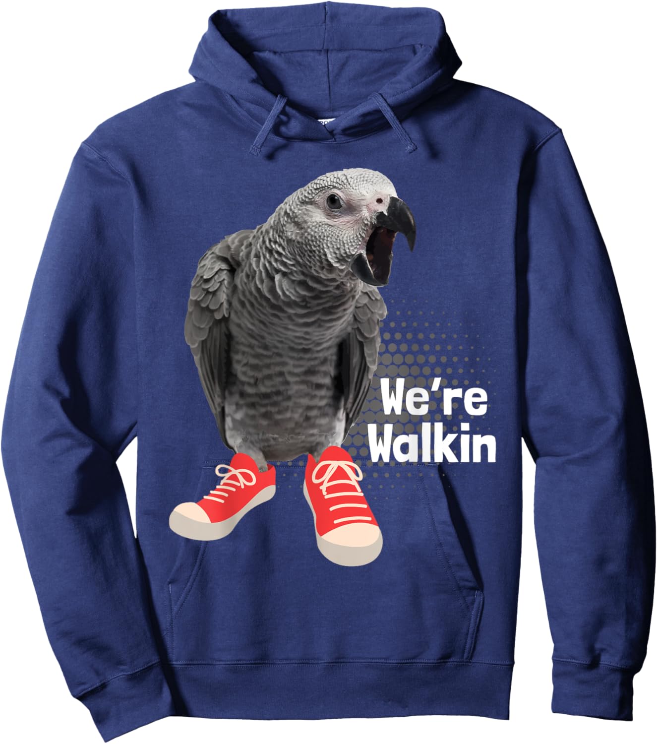 We're Walkin - Parrot Lover Animal Whisperer Zookeeper Hoodie - Hoodie | Navy