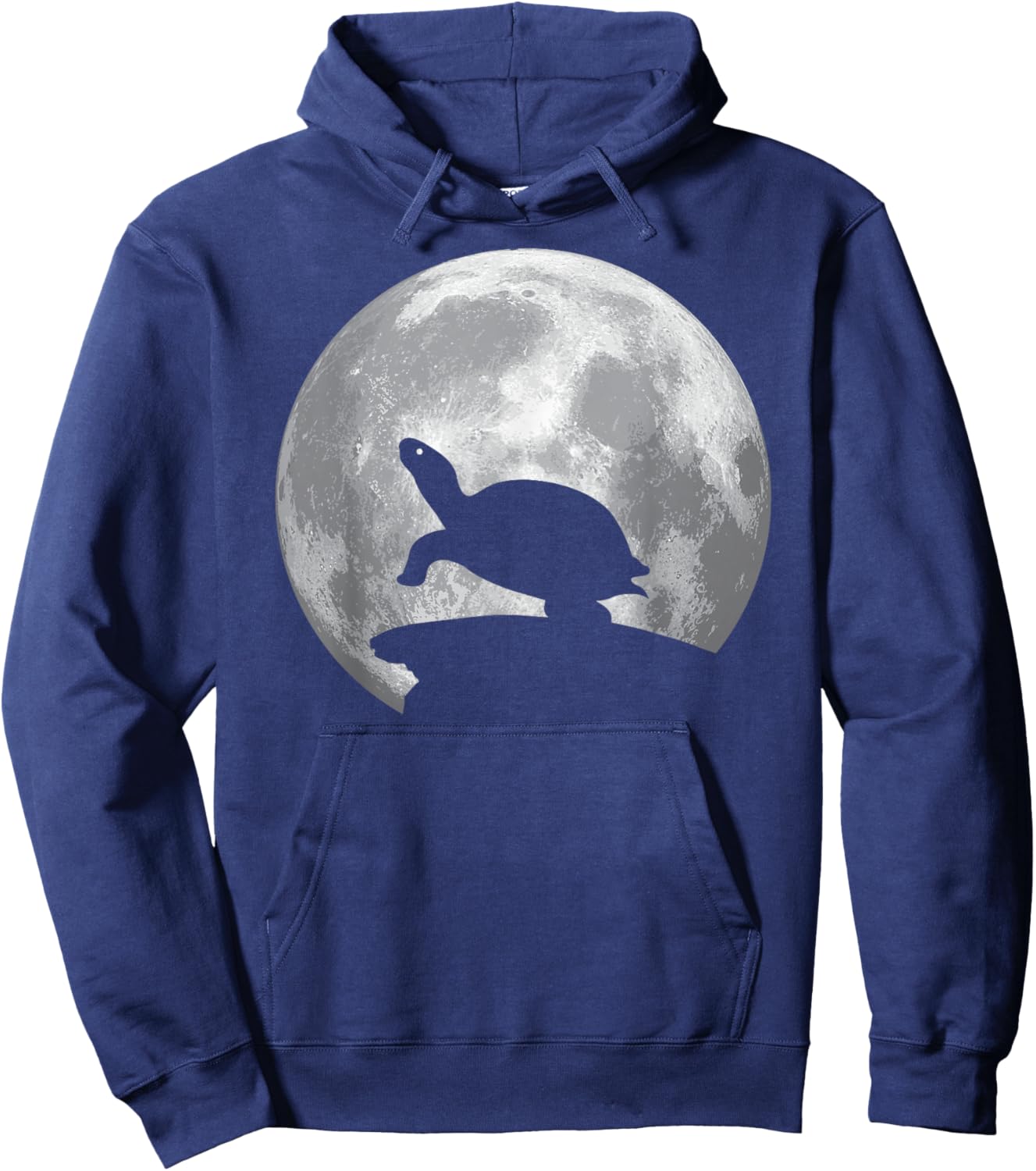 PAINTED TURTLE And Moon Vintage Halloween Costume Hoodie - Hoodie | Navy