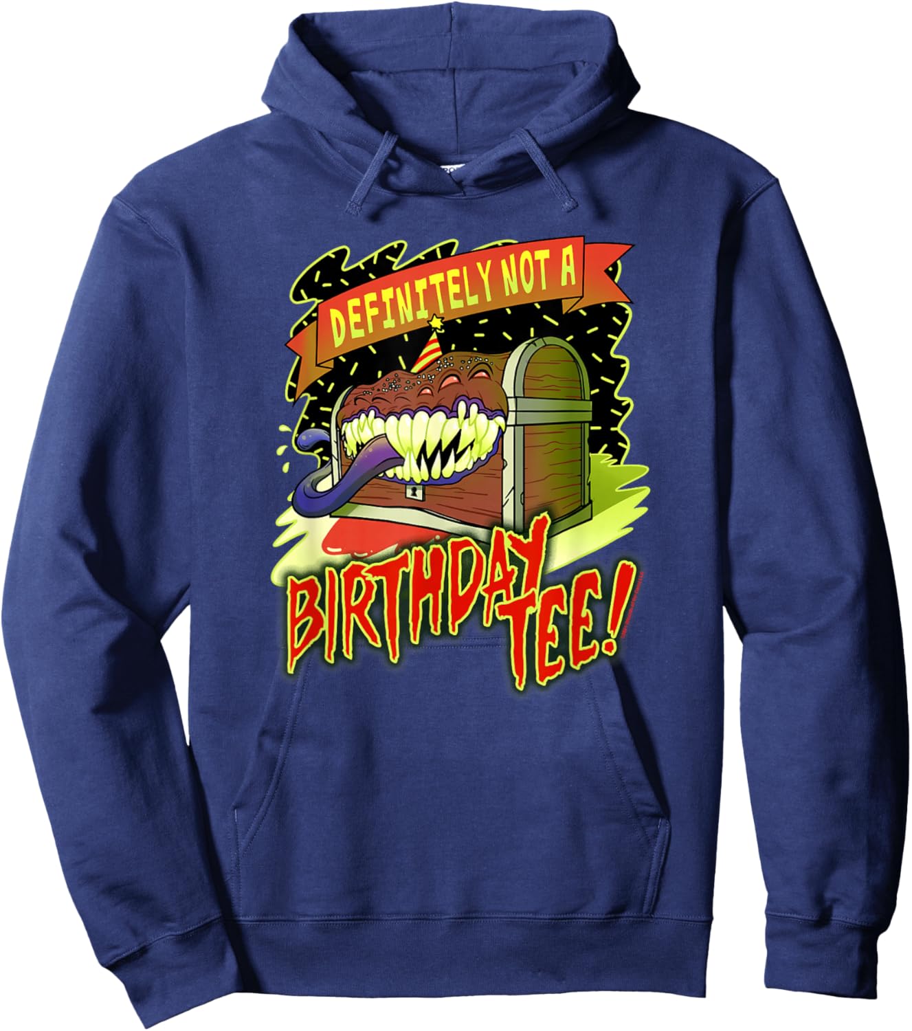 Dungeons & Dragons Birthday Definitely Not A Birthday ! Hoodie - Hoodie | Navy