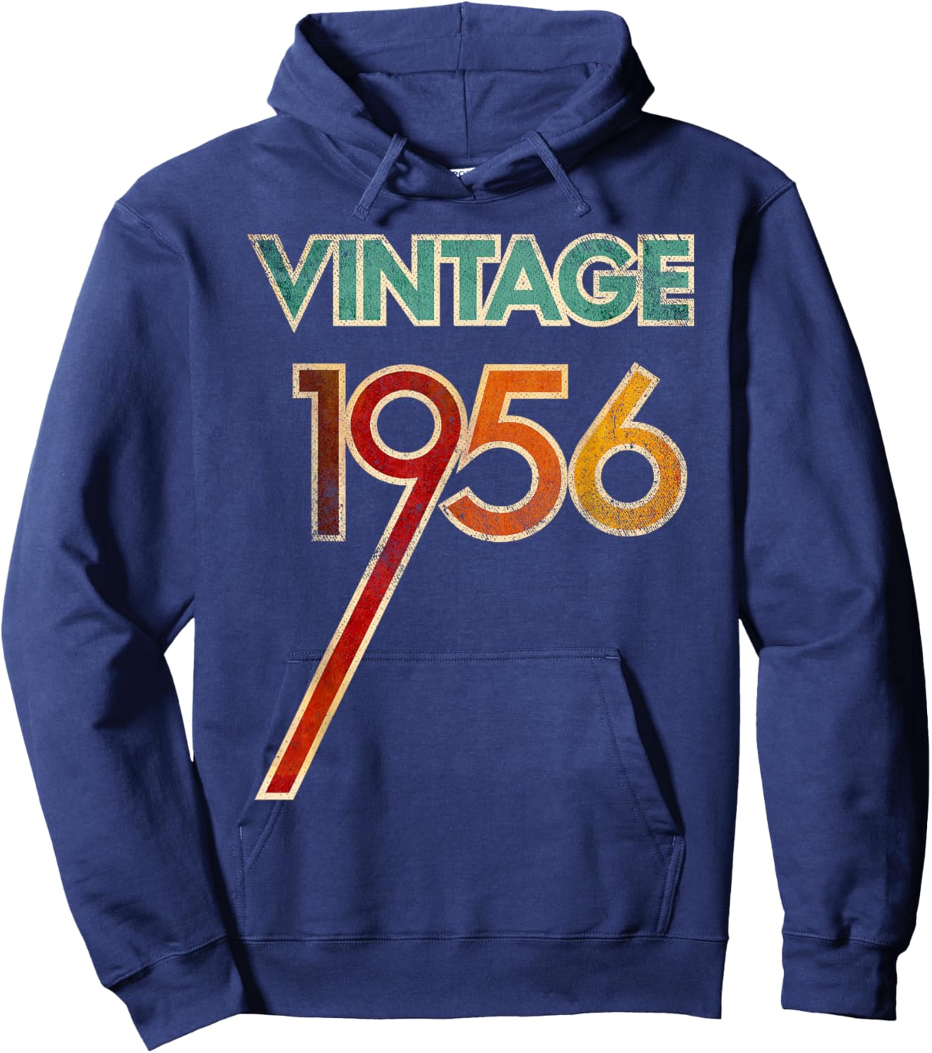 Vintage 1956 65th Birthday Outfit Women 65 Years Old Hoodie - Hoodie | Navy
