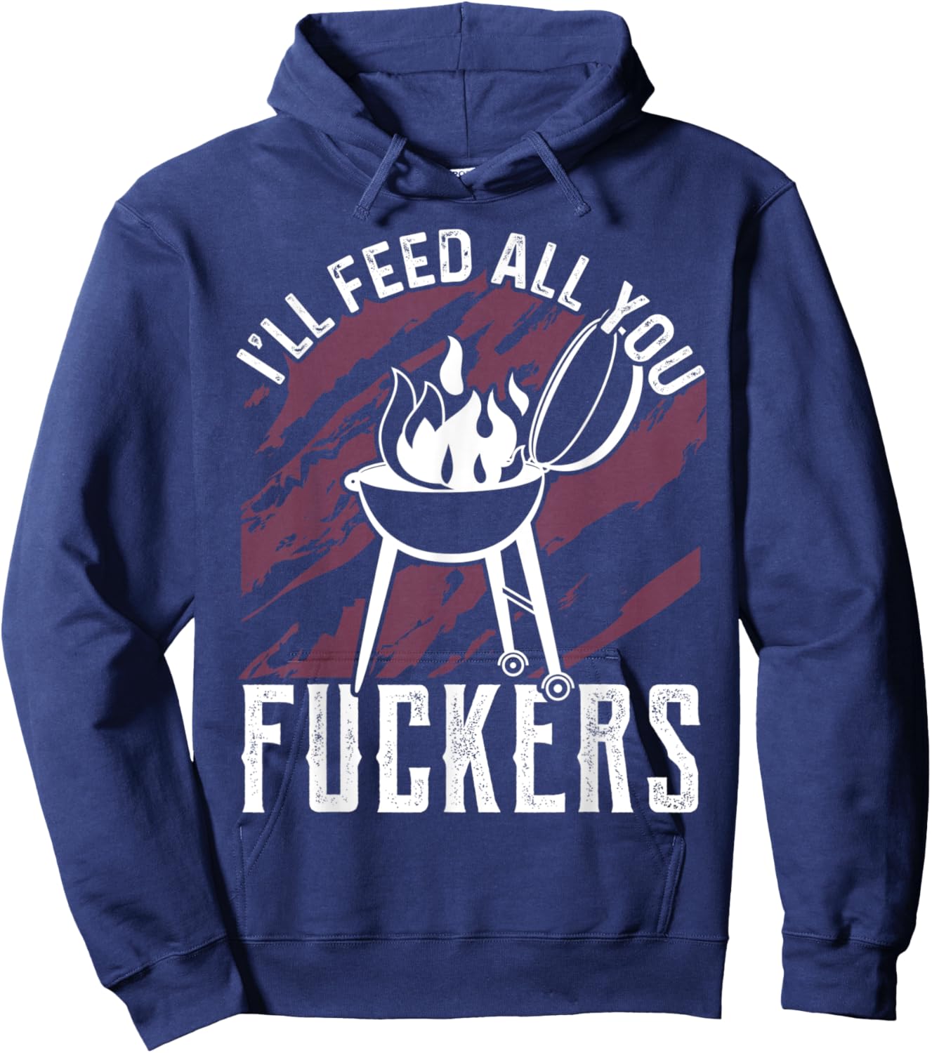 I'll Feed All You Fuckers Funny Cooking Chef Hoodie - Hoodie | Navy