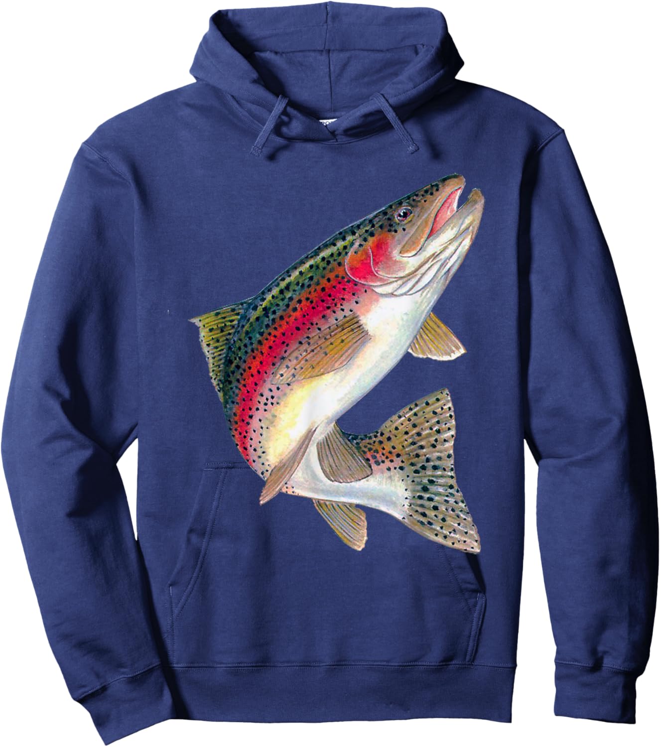 Trout Rainbow Trout Fishing Fishing Shirt Hoodie - Hoodie | Navy