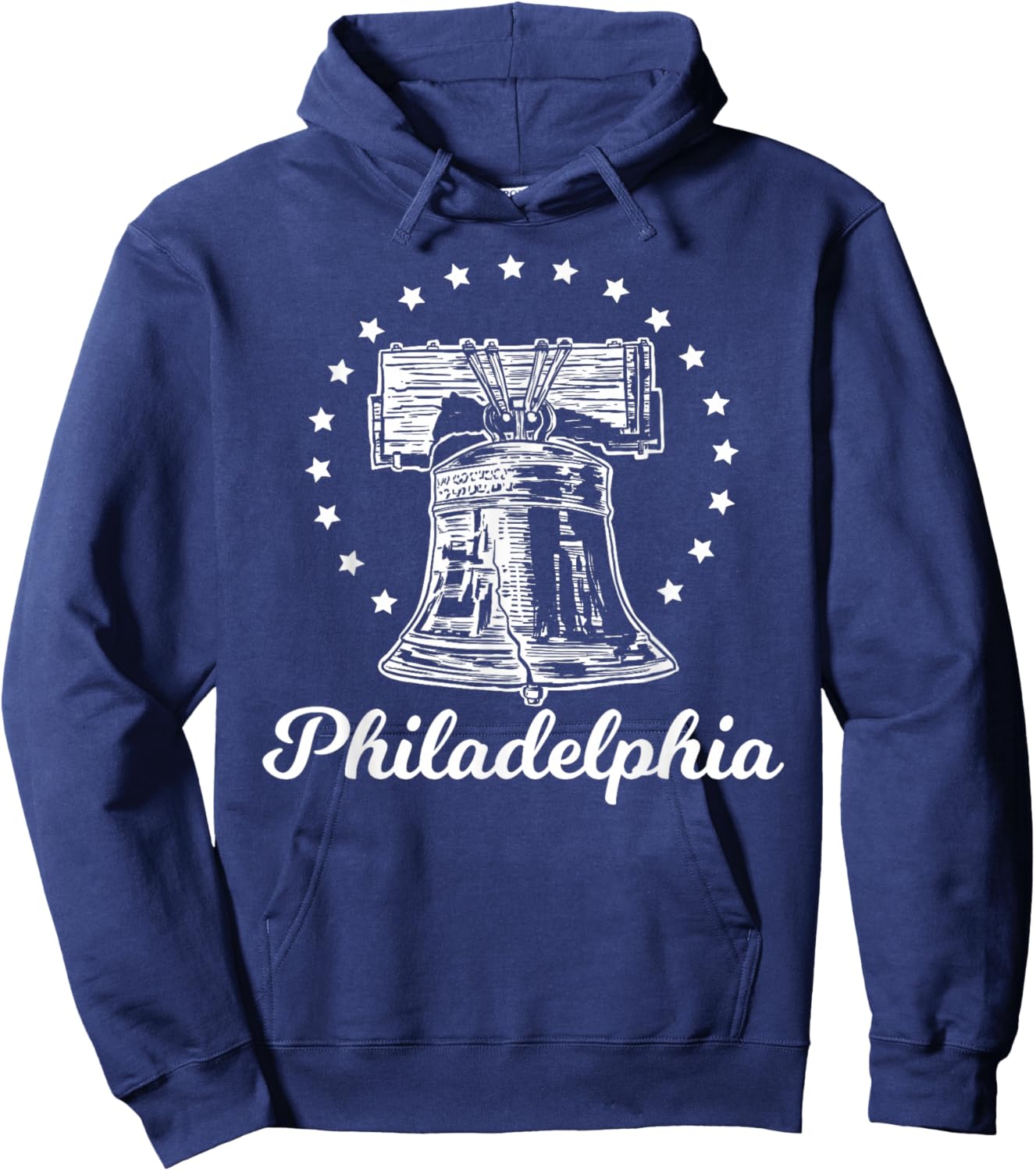 Philadelphia Novelty Liberty Bell Small Hoodie - Hoodie | Navy