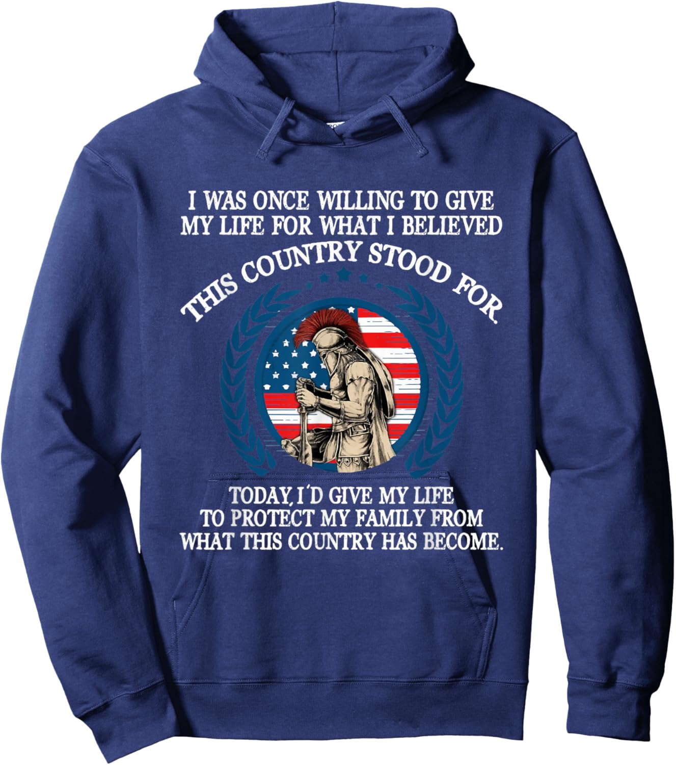 I Was Once Willing To Give My Life For What Hoodie - Hoodie | Navy