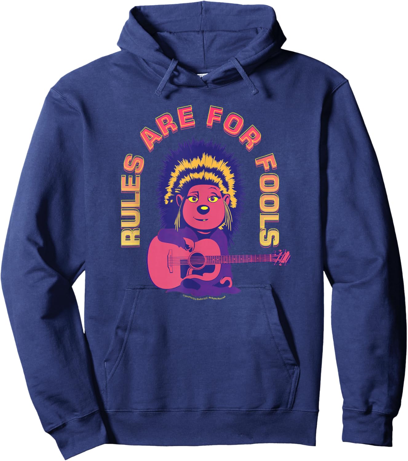 Sing 2 Ash Rules Are For Fools Hoodie - Hoodie | Navy