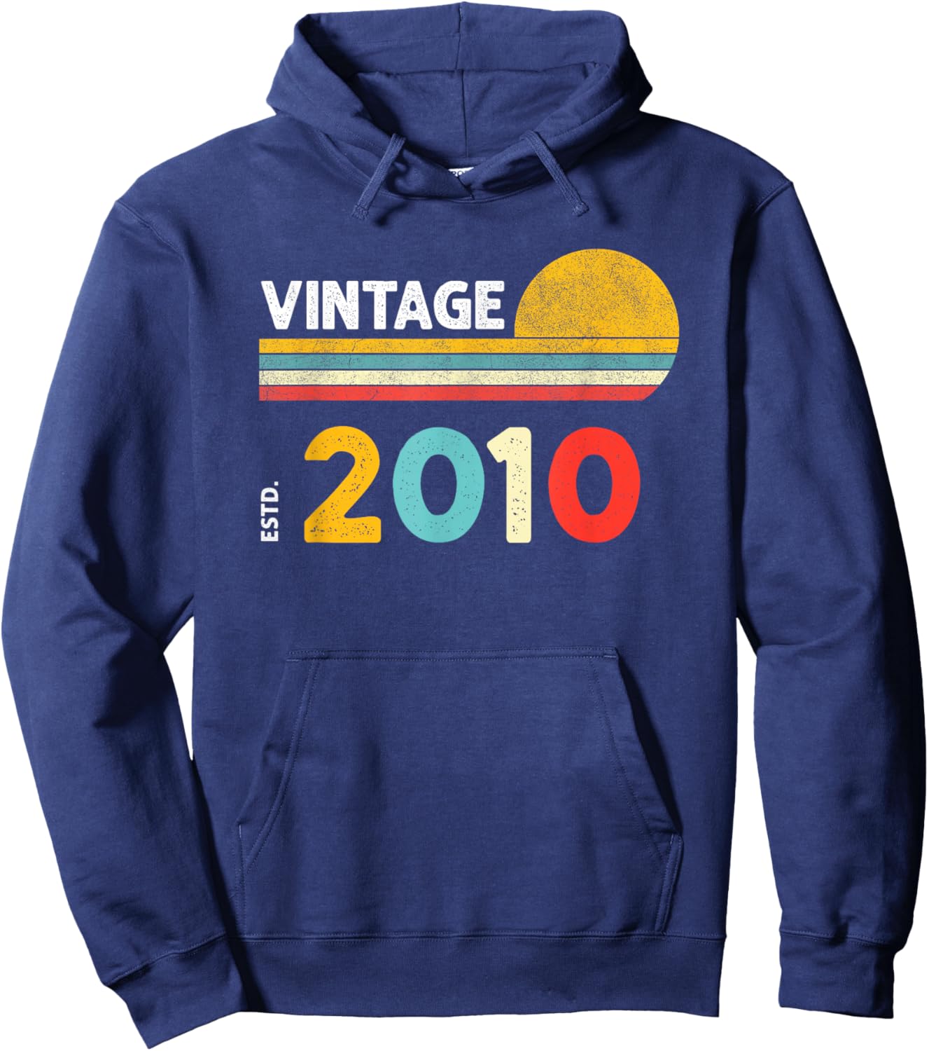 Vintage 2010 Hoodie - Hoodie | Navy