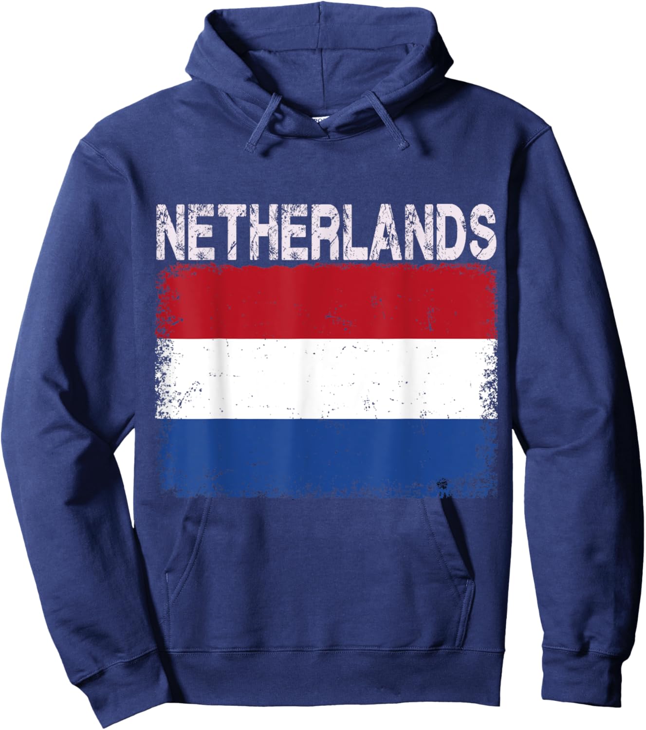 Vintage Netherlands Flag Dutch Pride Clothing Sports Jersey Hoodie - Hoodie | Navy
