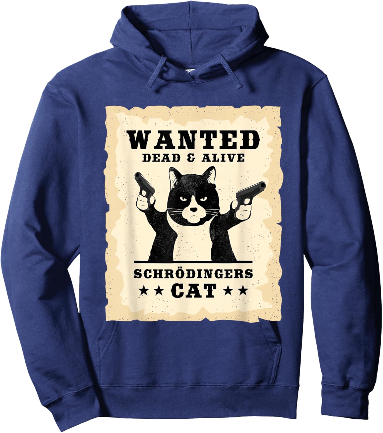 Schrodingers Cat Physics Paradox Quantum Mechanics Science Hoodie - Hoodie | Navy